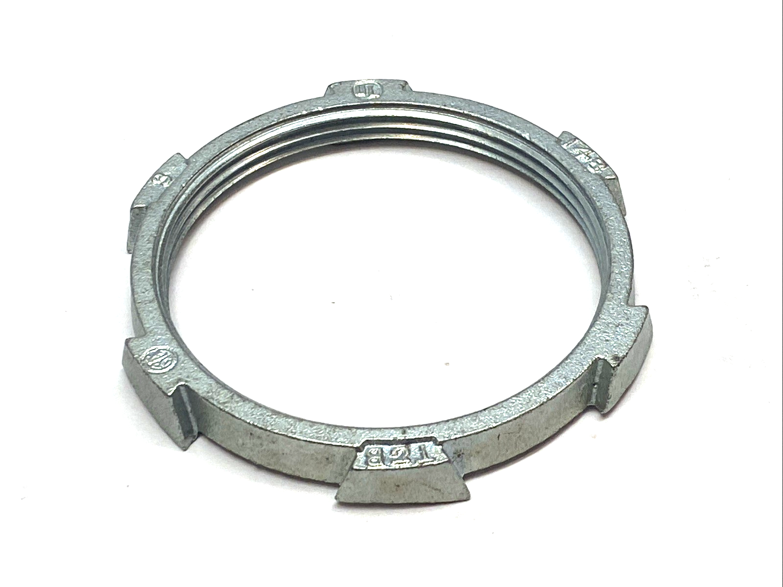 148 | Thomas & Betts Conduit Locknut 3" Malleable Iron Rigid IMC BOX OF 10 - Used - Maverick Industrial Sales