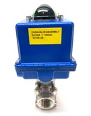 DuraValve EA7004 Electric Actuated Ball Valve 1" DM 340 w/ DR-2B Actuator - Maverick Industrial Sales