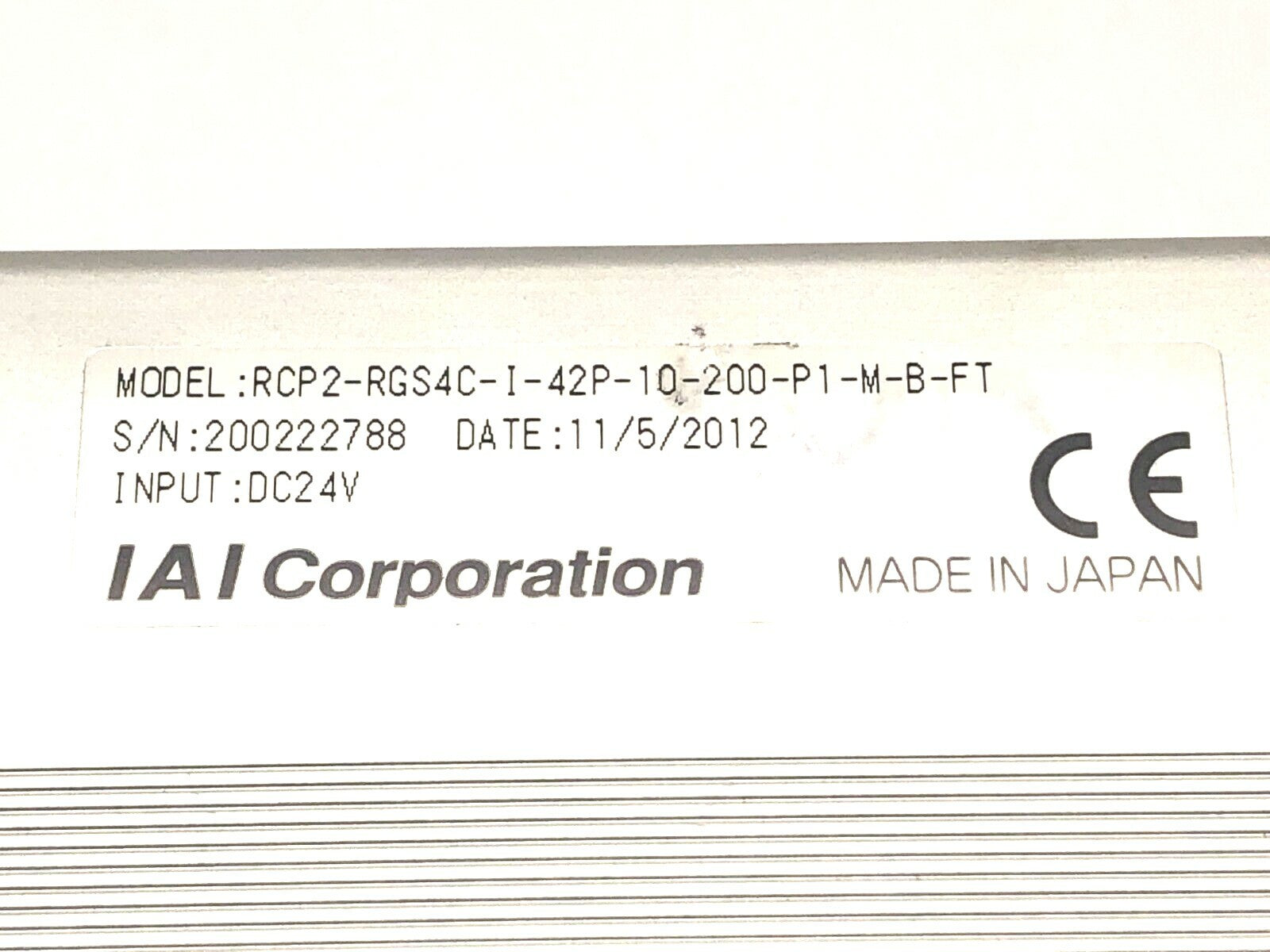 IAI RCP2-RGS4C-I-42P-10-200-P1-M-B-FT Robo Cylinder 24VDC - Maverick Industrial Sales