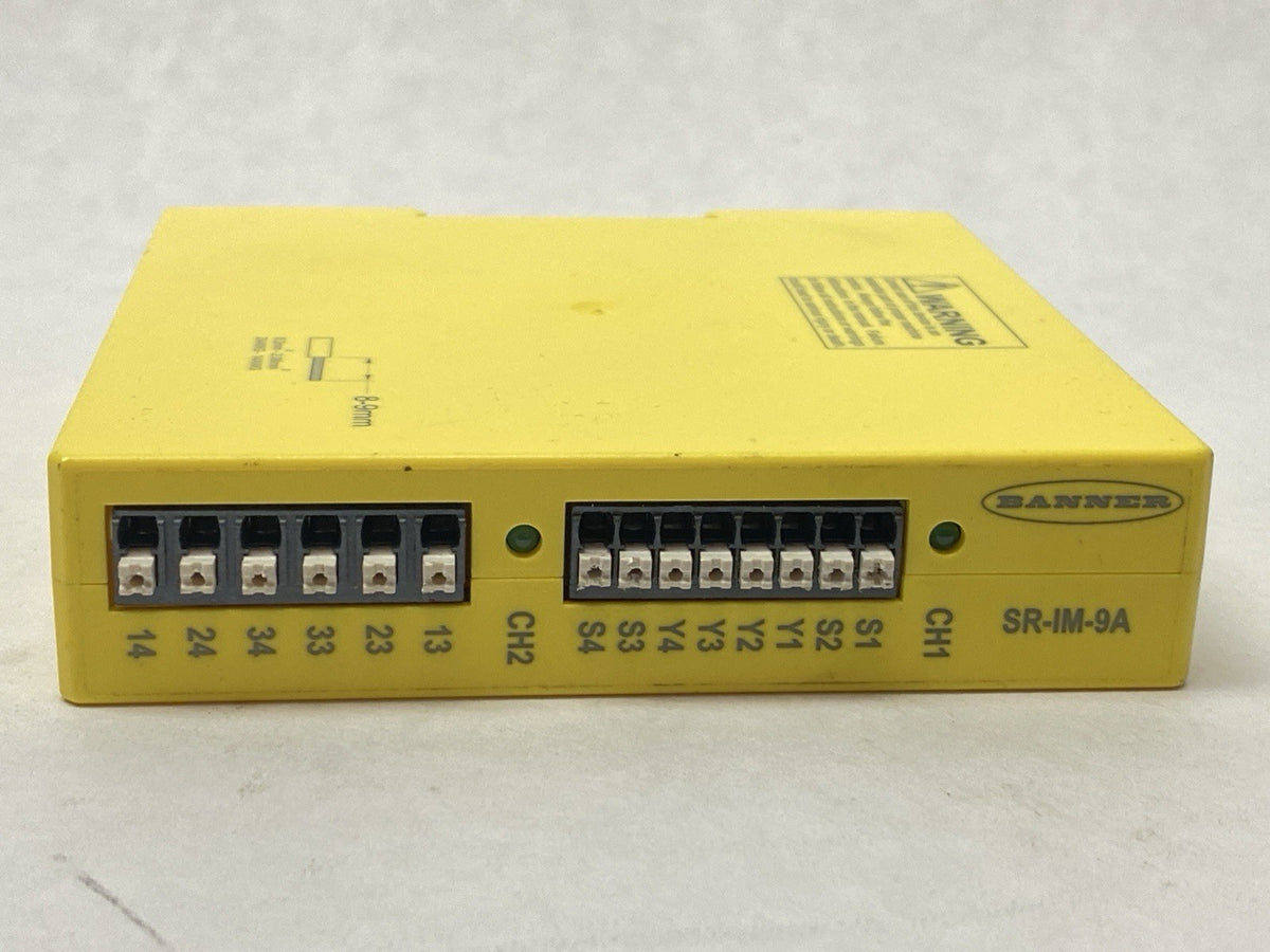 Banner SR-IM-9A Relay Module For Safety Light Curtain/Control With EDM - Maverick Industrial Sales