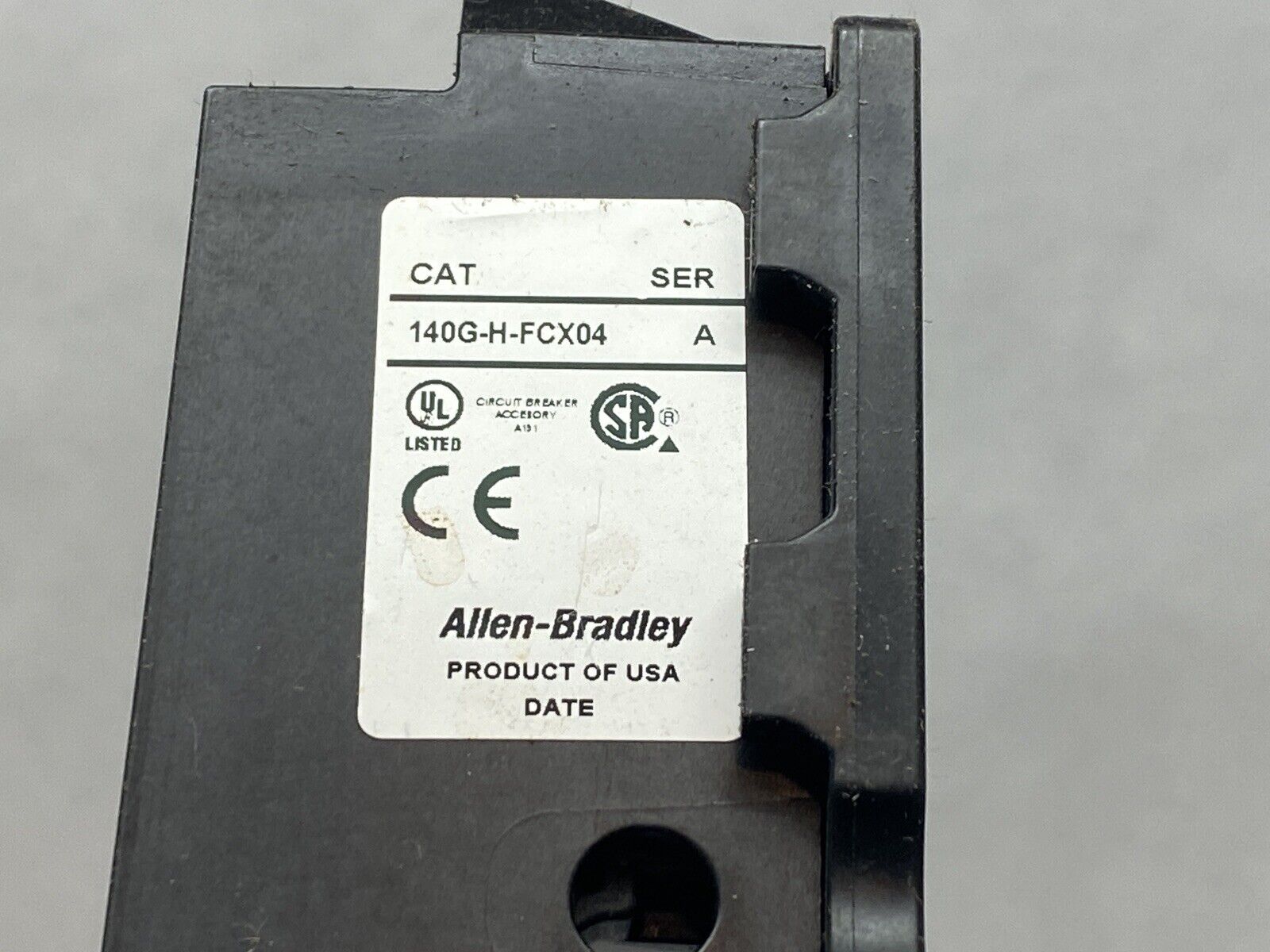Allen Bradley 140G-H-FCX04 Ser A 125A H Frame Molded Case Circuit Breaker Switch - Maverick Industrial Sales
