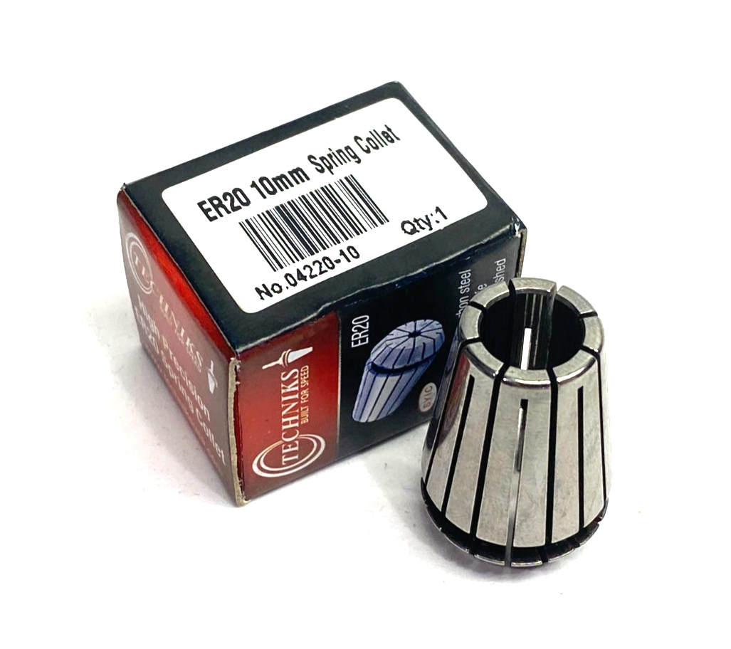 Techniks ER20 10mm Spring Collet SYIC 04220-10 - Maverick Industrial Sales