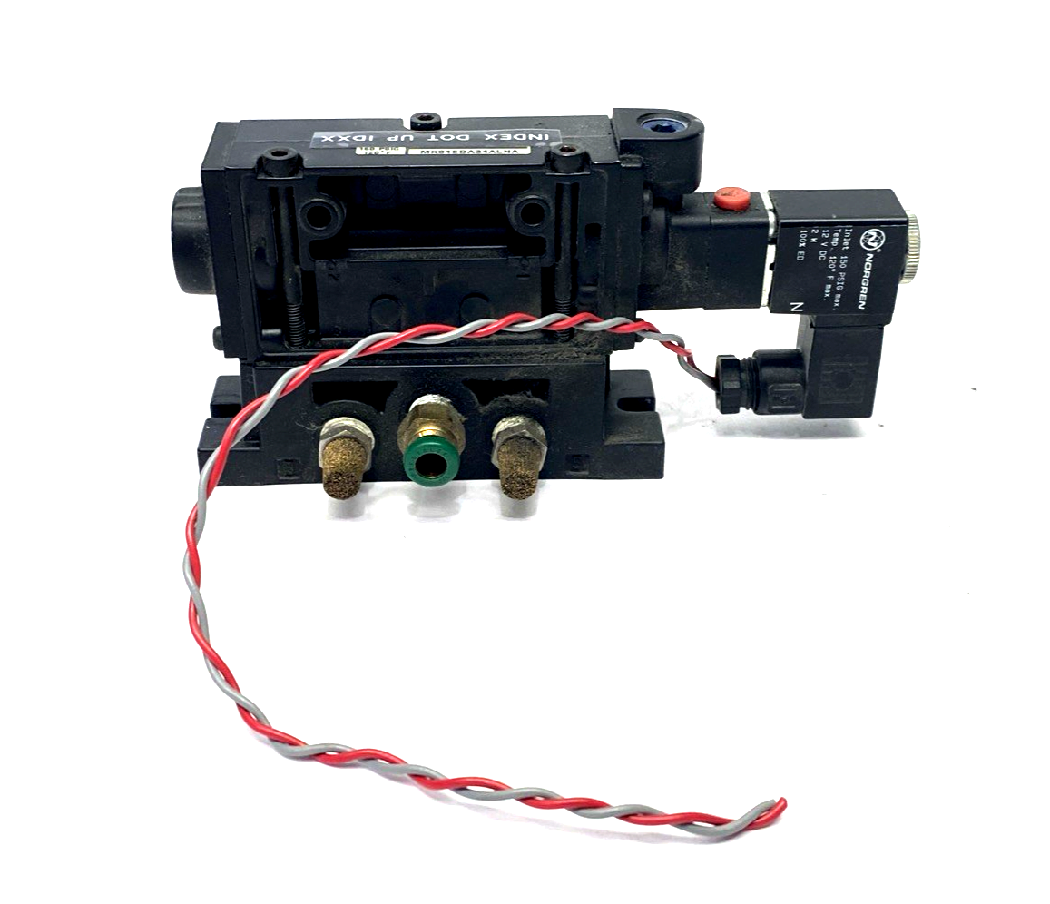 MK01EDA34ALNA | Norgren Pneumatic Solenoid Valve 12VDC 2W - Used - Maverick Industrial Sales