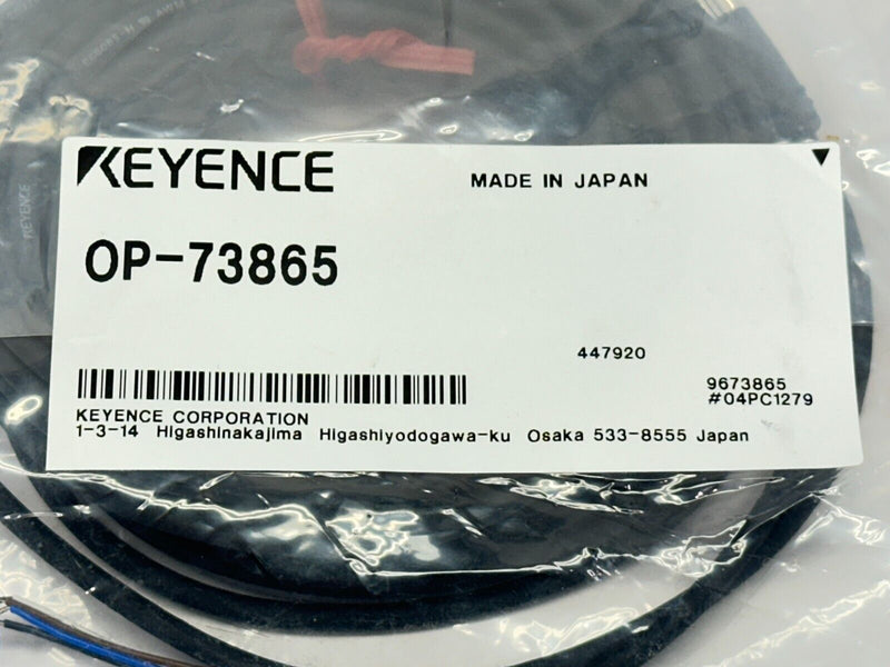 Keyence OP-73865 Connector Cable M8 Straight 10m - Maverick Industrial Sales