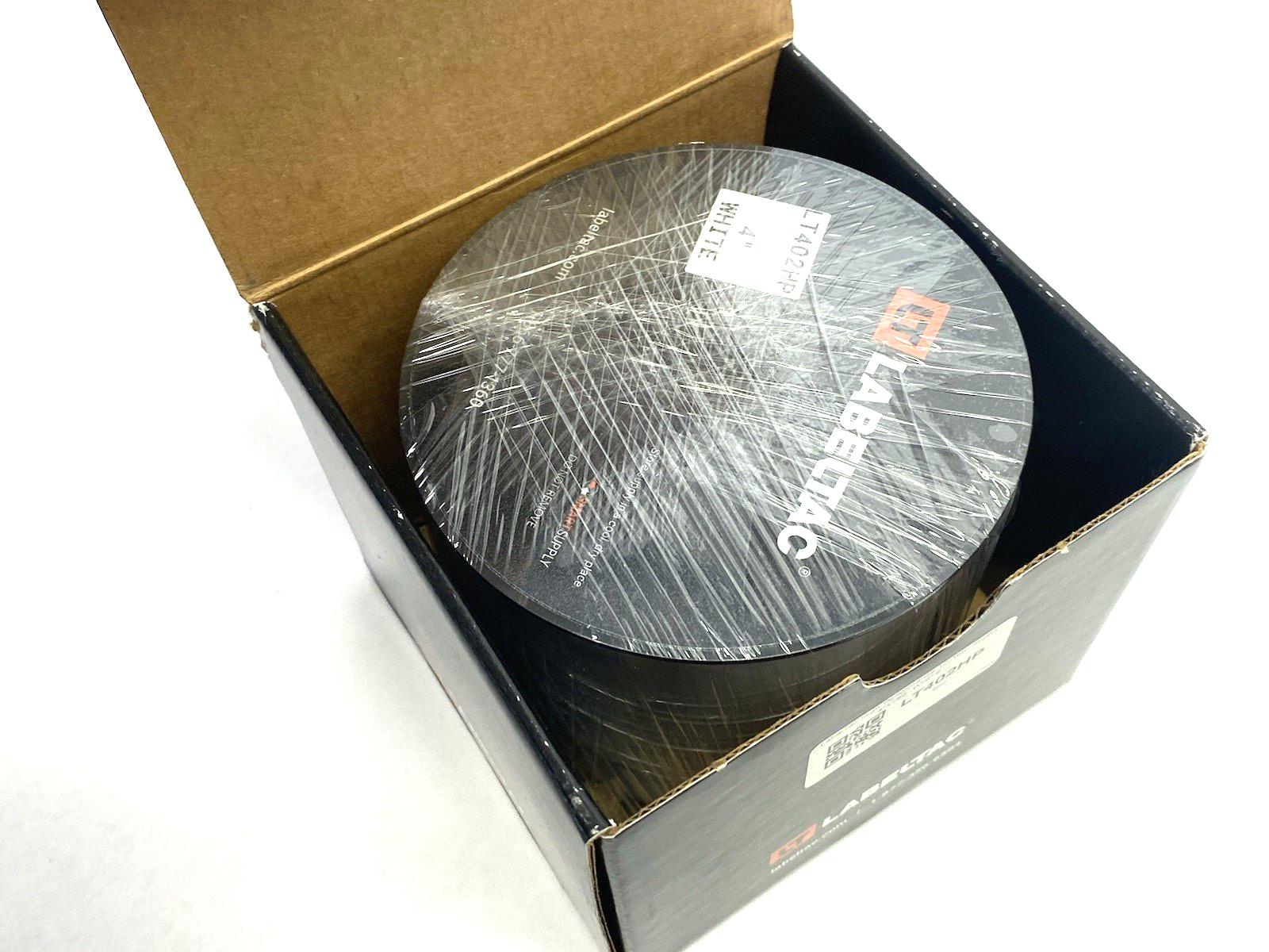 LT402HP | LabelTac Pro Model High Perf. 10 Year Vinyl Label WHITE, 4" x 150'/ROLL - New – Open box - Maverick Industrial Sales