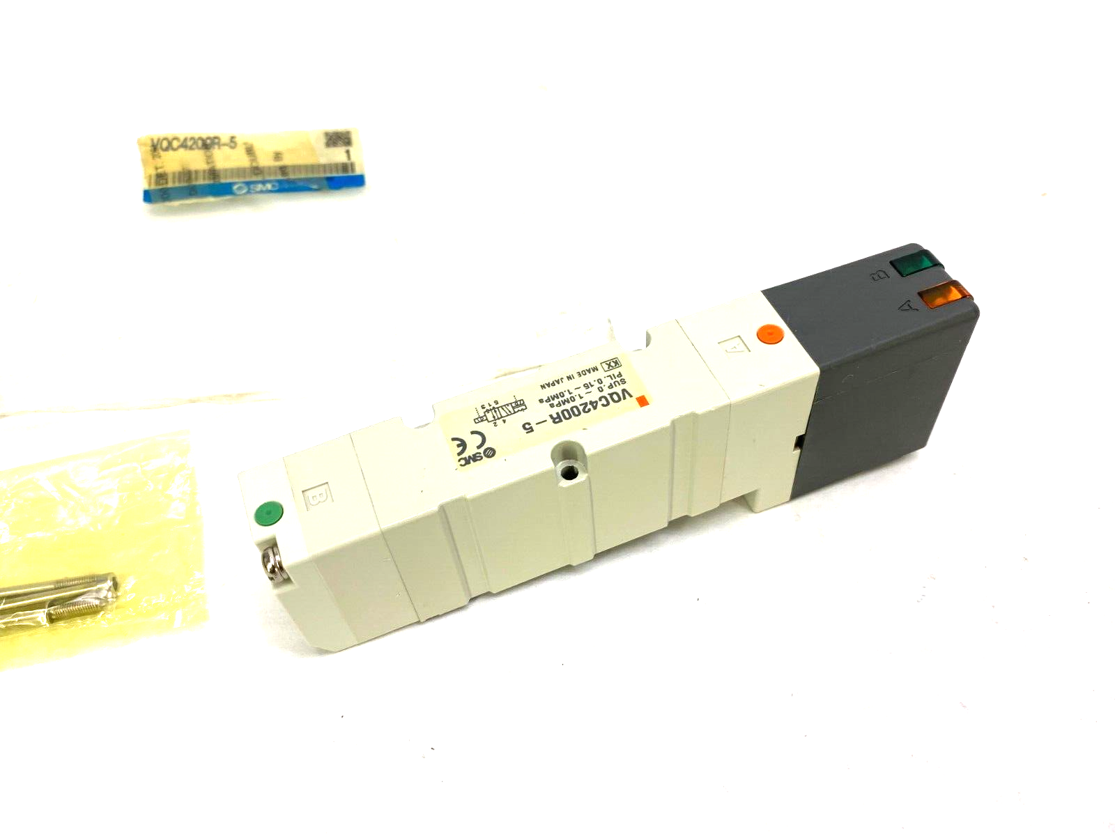 SMC VQC4200R-5 Plug-In Solenoid Valve 5-Port - Maverick Industrial Sales