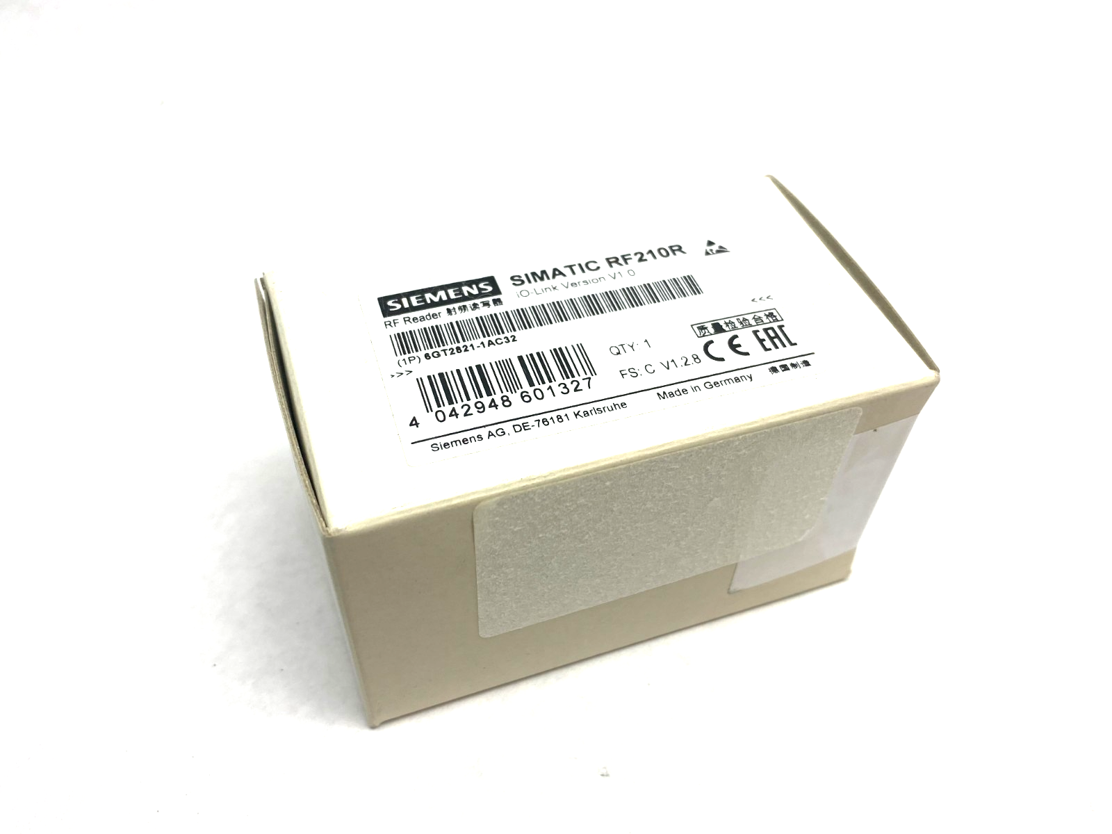Siemens 6GT2821-1AC32 SIMATIC RF210R IO-Link RF Reader V1.0 - Maverick Industrial Sales
