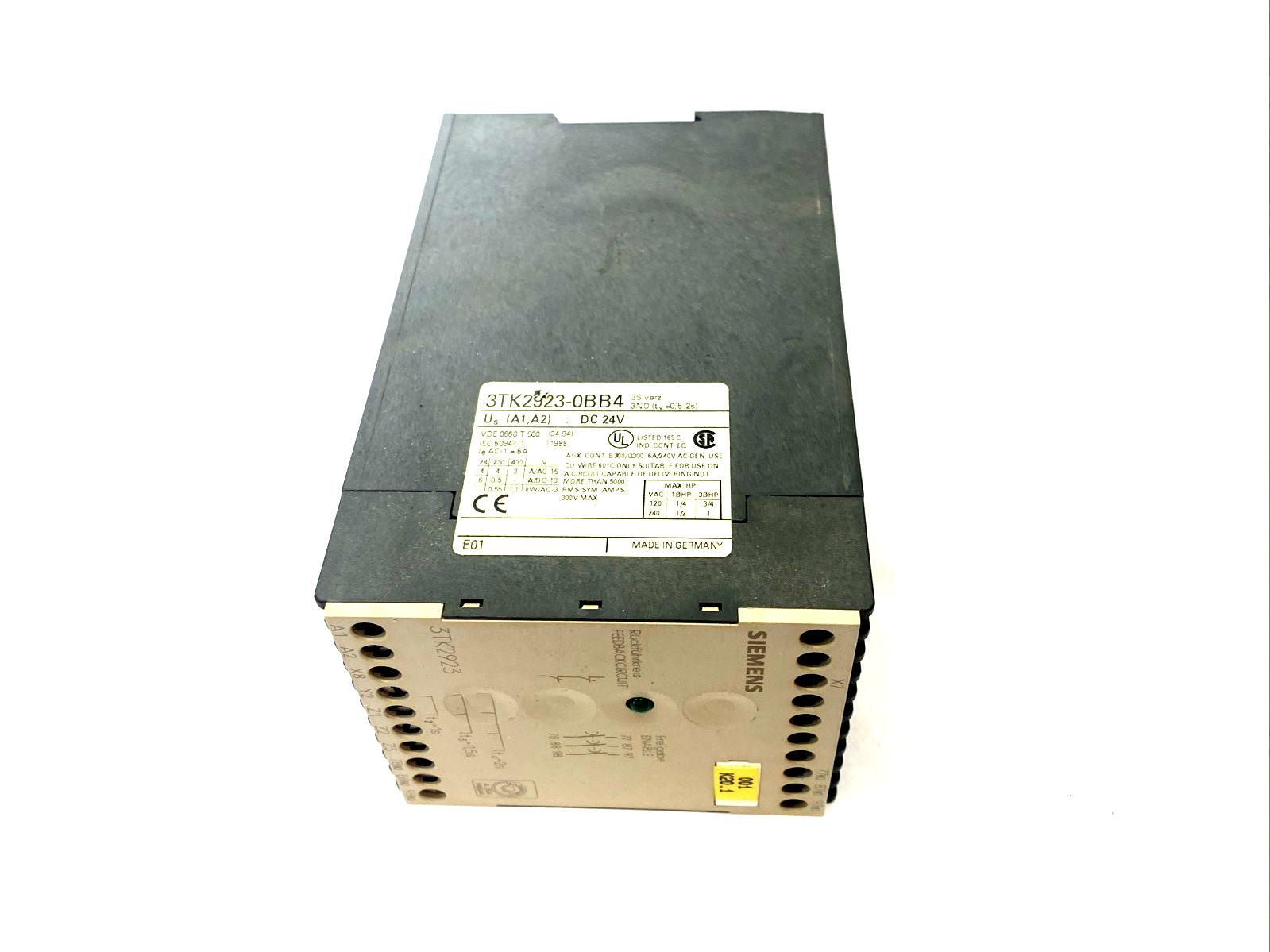 Siemens 3TK2923-0BB4 Delay Module DC 24V - Maverick Industrial Sales