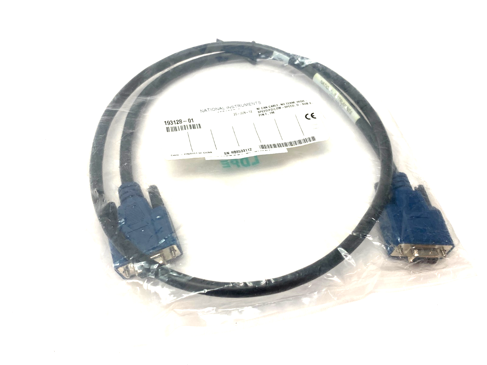 National Instruments 193128-01 D-Sub CAN Cable Assembly 1m - Maverick Industrial Sales