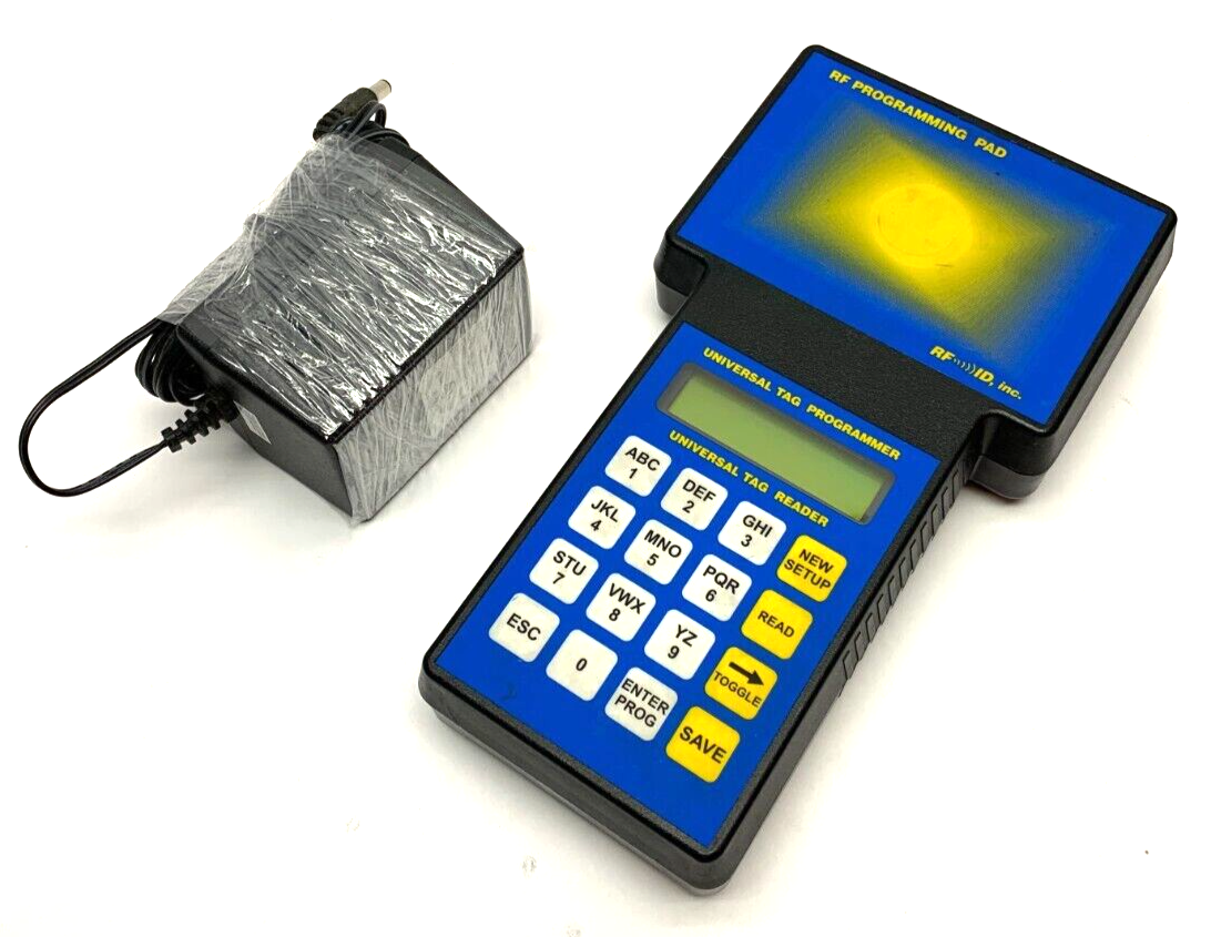 RFID 1062 RF Programming Pad Universal Tag Programmer w/ Class 2 Trans. Pwr Sply - Maverick Industrial Sales