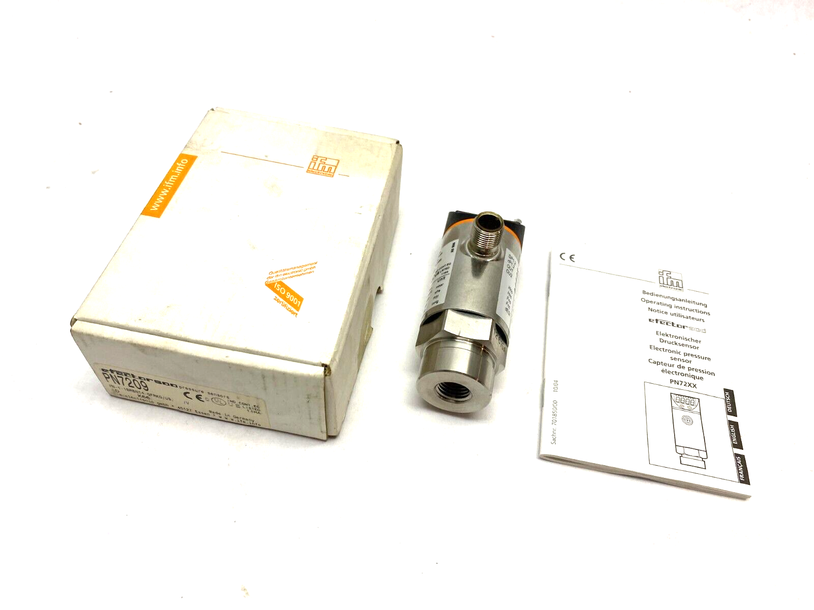 Ifm PN7209 Efector 500 Digital Pressure Sensor PN-1-1BRBN14-QFRKG/US/ / - Maverick Industrial Sales