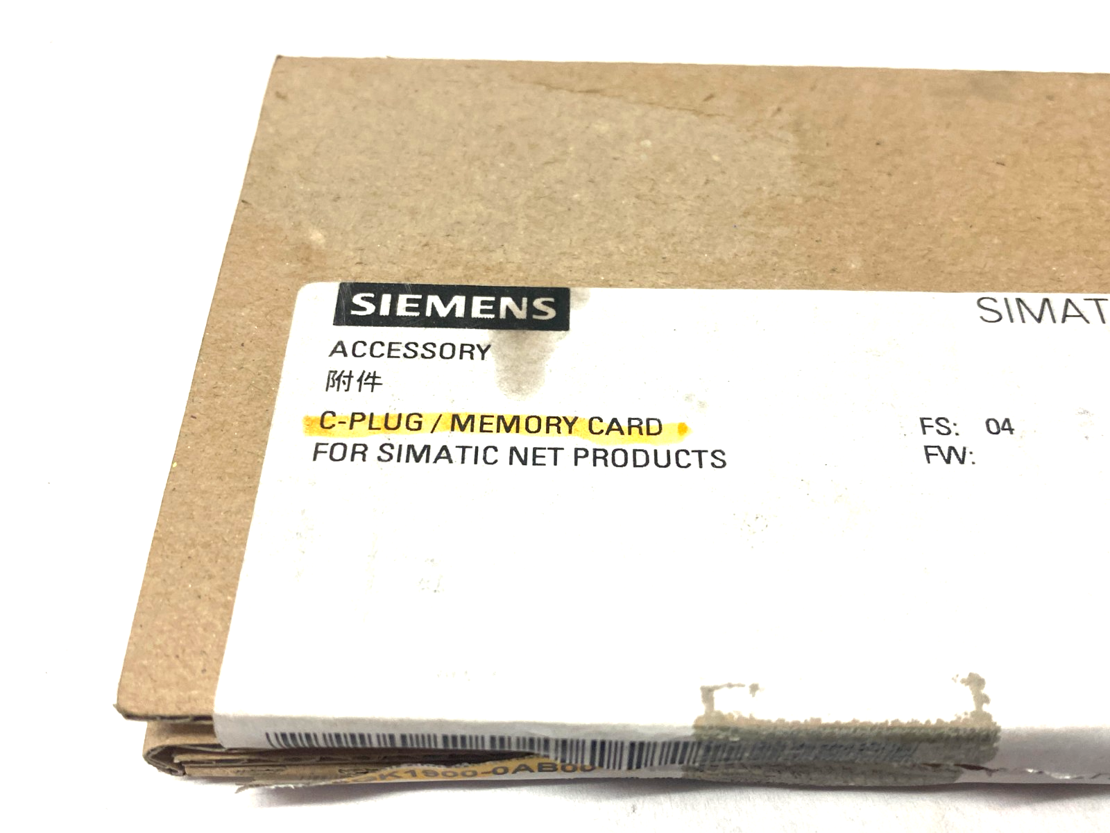 Siemens 6GK1900-0AB00 C-Plug SIMATIC NET Memory Card - Maverick Industrial Sales