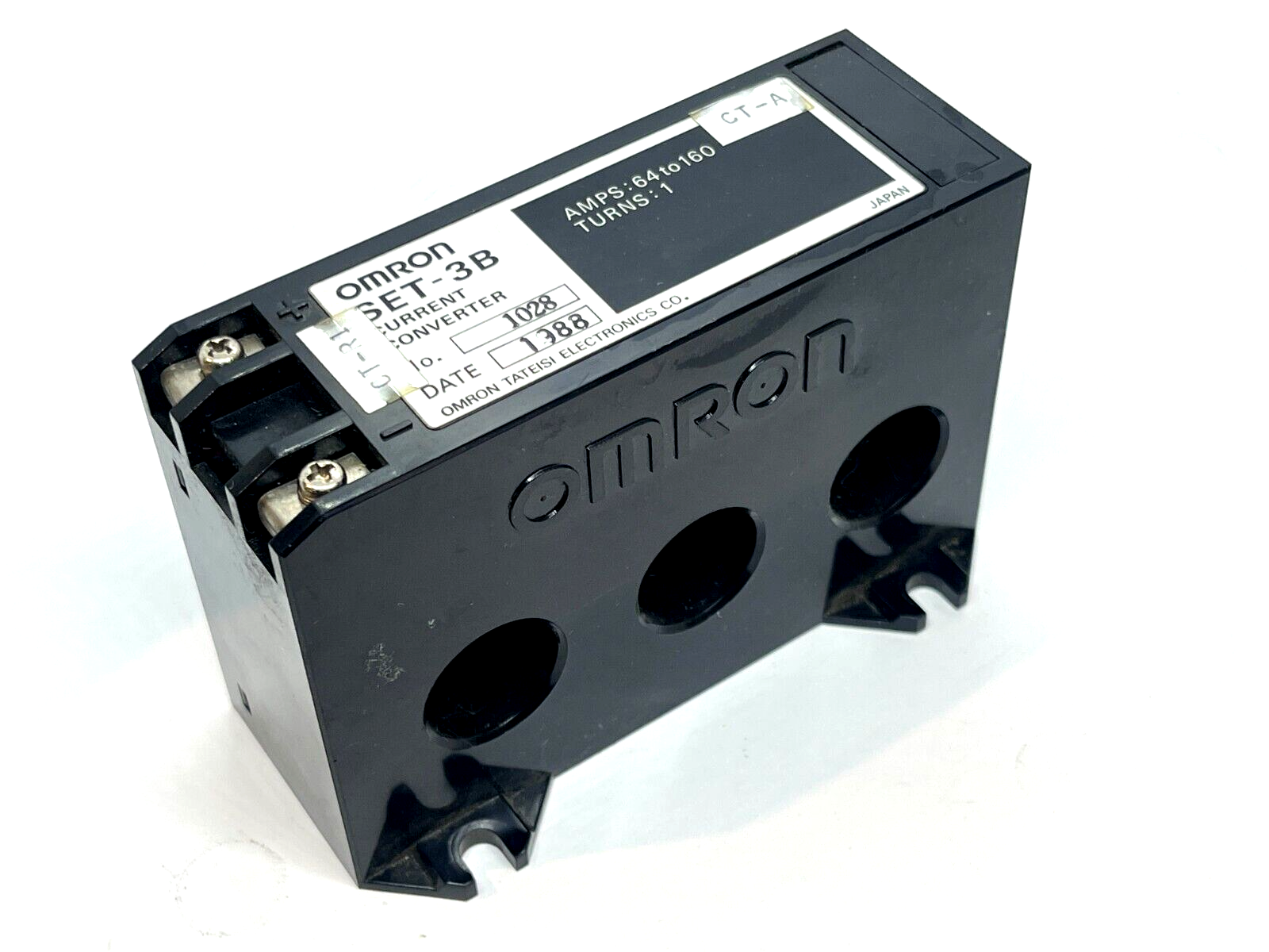 Omron SET-3B Current Converter Module Amps 56-160 CT-A CT-R1 - Maverick Industrial Sales