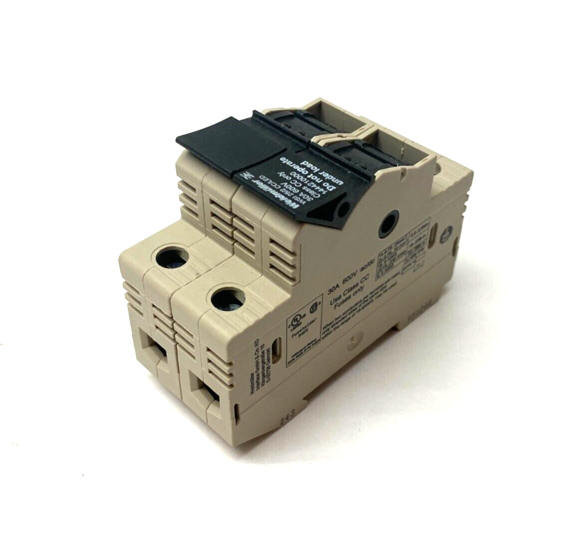 Weidmüller 1444210000 Fuse Terminal Block 2-Pole Beige 30A 600V WSI 25/2 CC/LED - Maverick Industrial Sales