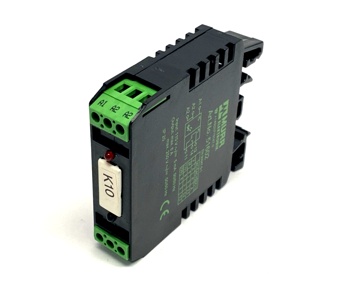 Murr Elektronik 51602 Relay 110V AC/DC In 8A 250V AC/DC Out - Maverick Industrial Sales
