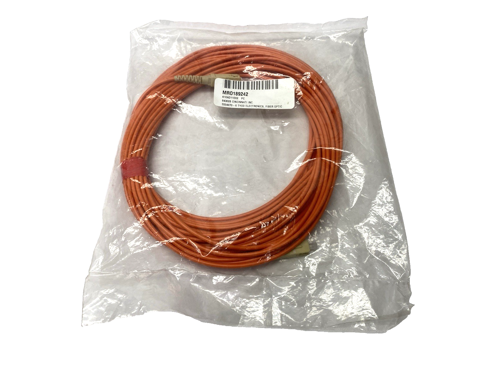 504970-6 | Tyco Electronics Fiber Optic Cable Assembly 15m Length - New - Maverick Industrial Sales