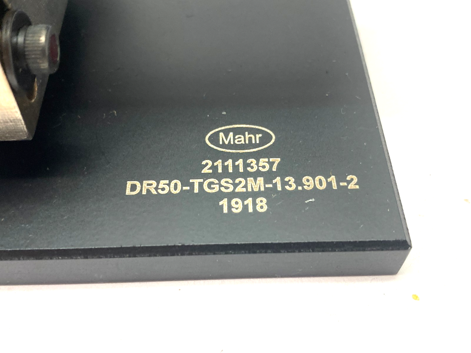 Mahr 2111356 Dimensionair 2-Jet Air Ring Gauge DR50-TGS2M-13.901-1 w/ Base Plate - Maverick Industrial Sales
