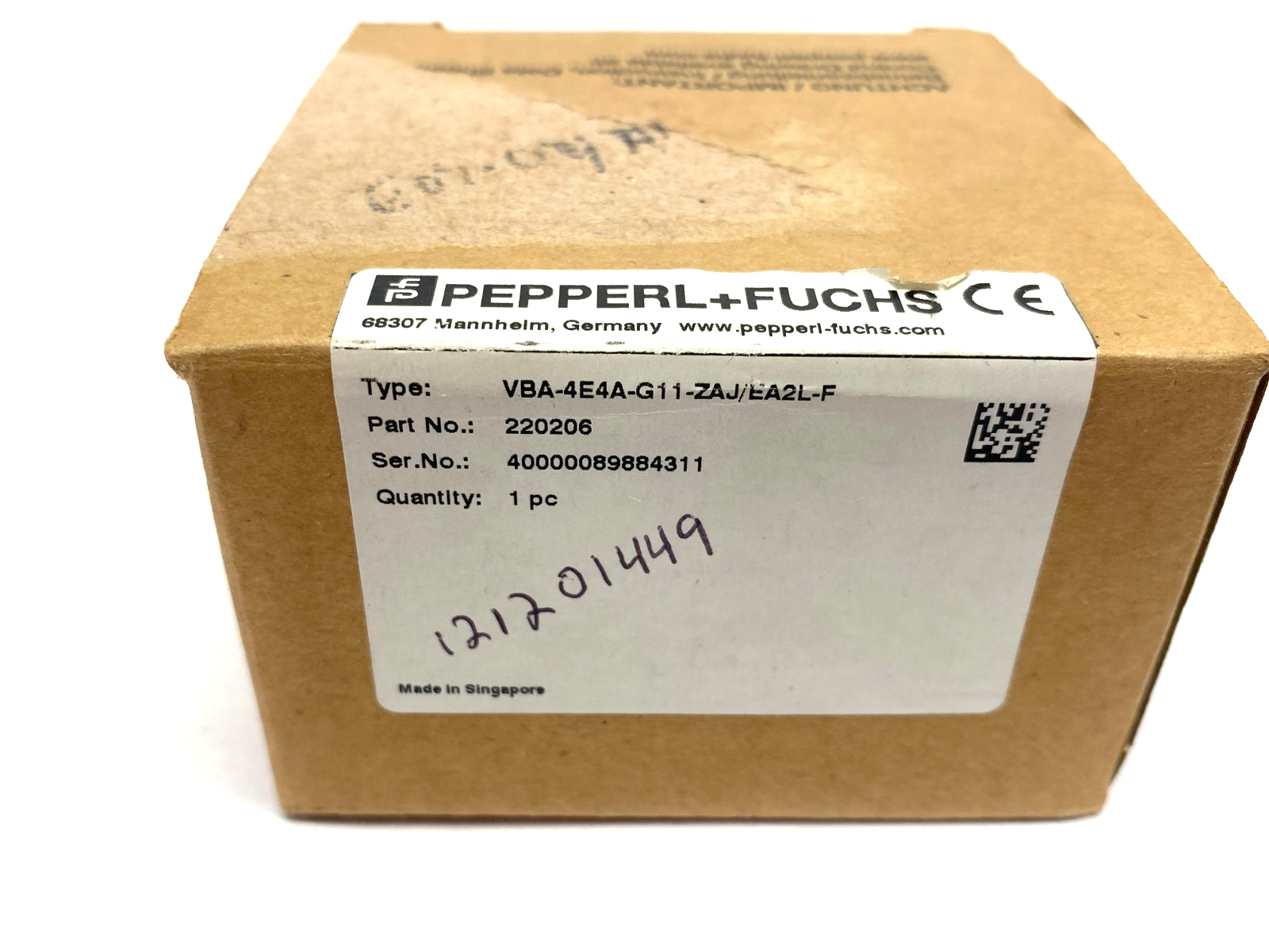 Pepperl+Fuchs VBA-4E4A-G11-ZAJ/EA2L-F Interface Sensor/Actuator Module 220206 - Maverick Industrial Sales