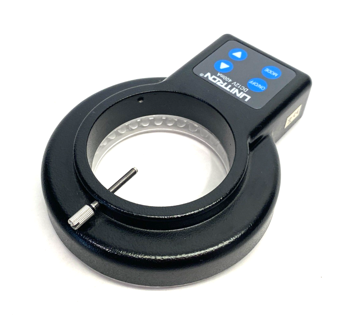 Unitron 15854 Quadrant LED Ring Light 12VDC 400mA MISSING TWO FASTENERS - Maverick Industrial Sales