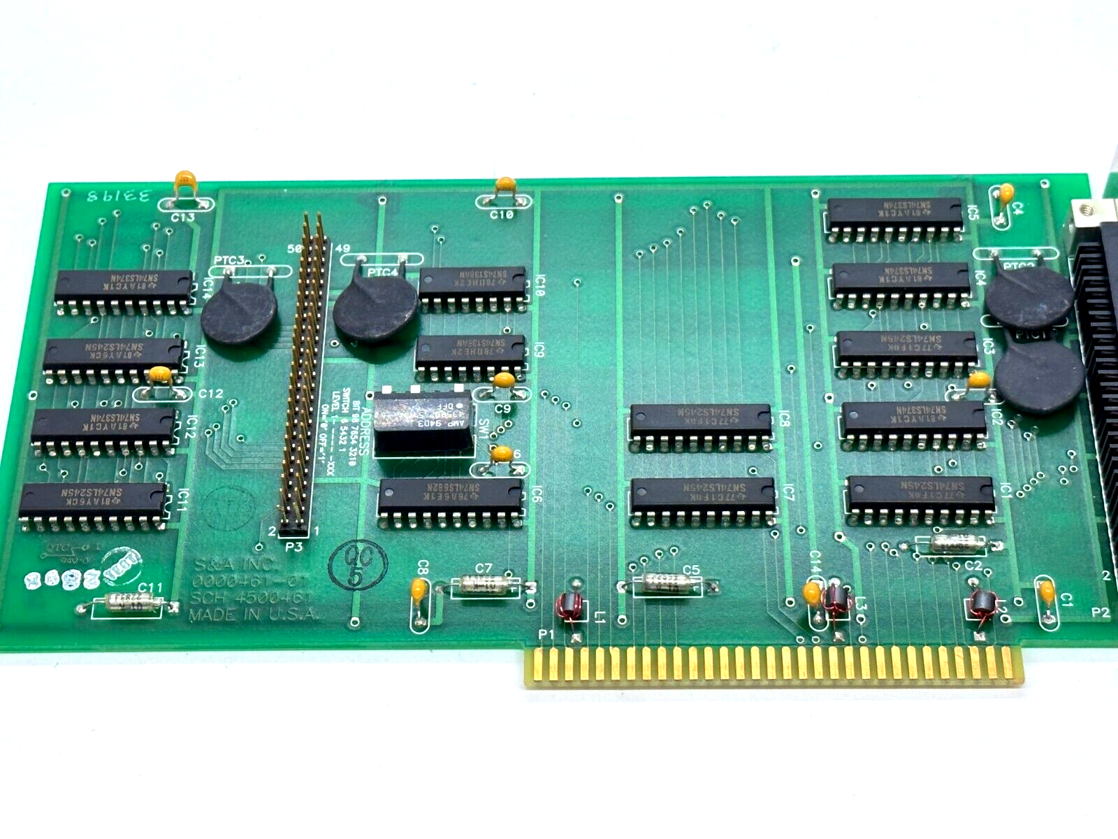 S&A 0000461-01 PCI Card SCH 4500461 - Maverick Industrial Sales