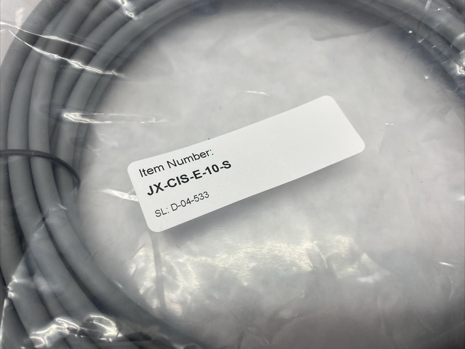 JX-CIS-E-10-S | SMC Single Ended I/O Cable - New - Maverick Industrial Sales