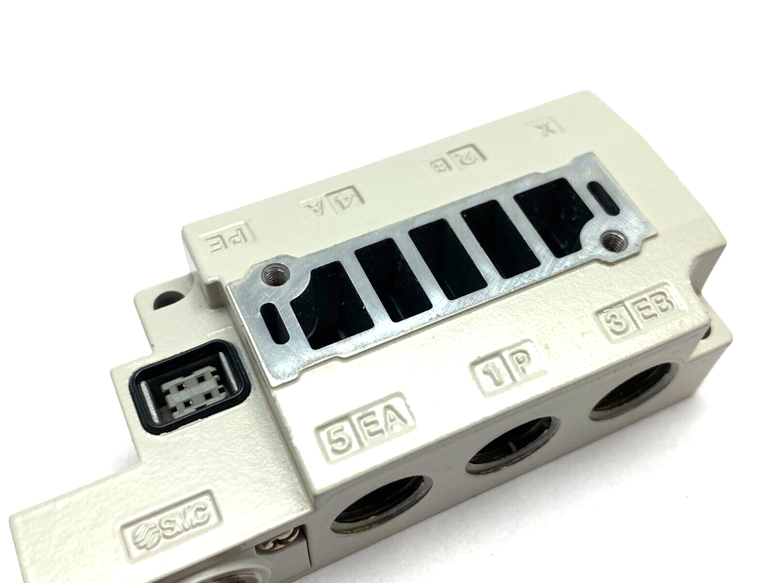SMC SY50M-27-1-WO-02N Solenoid Valve Subplate SY5000 5-Port - Maverick Industrial Sales