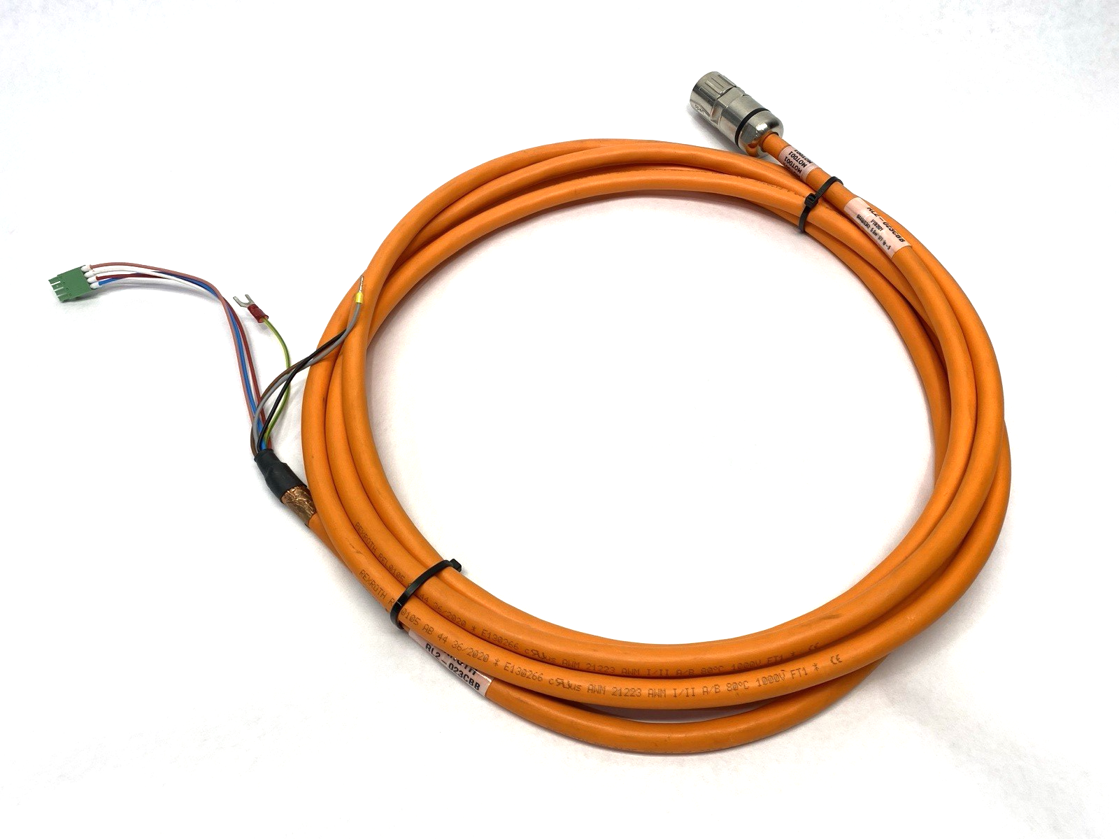 R911372223 | Bosch Rexroth Servo Motor Power Cable 5m RL2-023CBB-NN-005,0 - Used - Maverick Industrial Sales