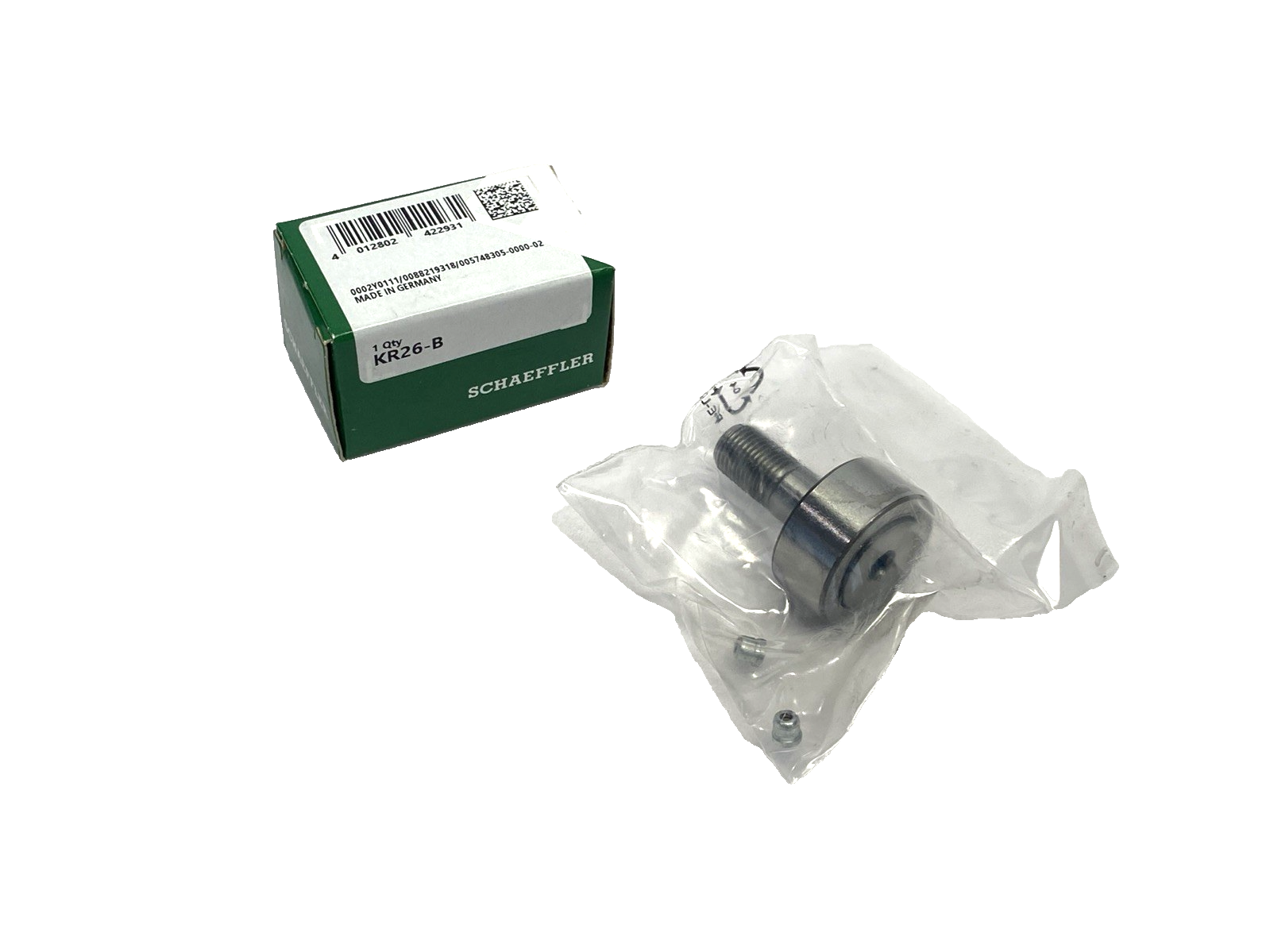 KR26-B | Schaeffler INA Stud Type Cam Follower Bearing/Roller 26mm OD x 36mm Wide - New - Maverick Industrial Sales