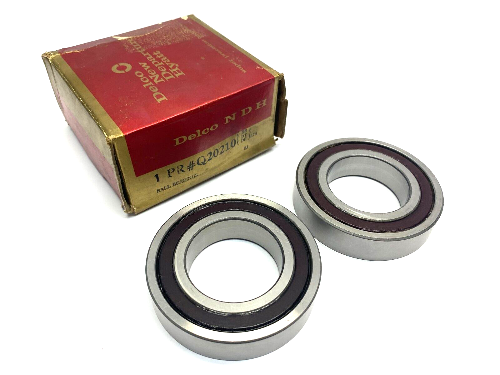 NDH Delco Q20210 DB DT DF L7A Angular Contact Precision Bearings BOX OF 2 - Maverick Industrial Sales
