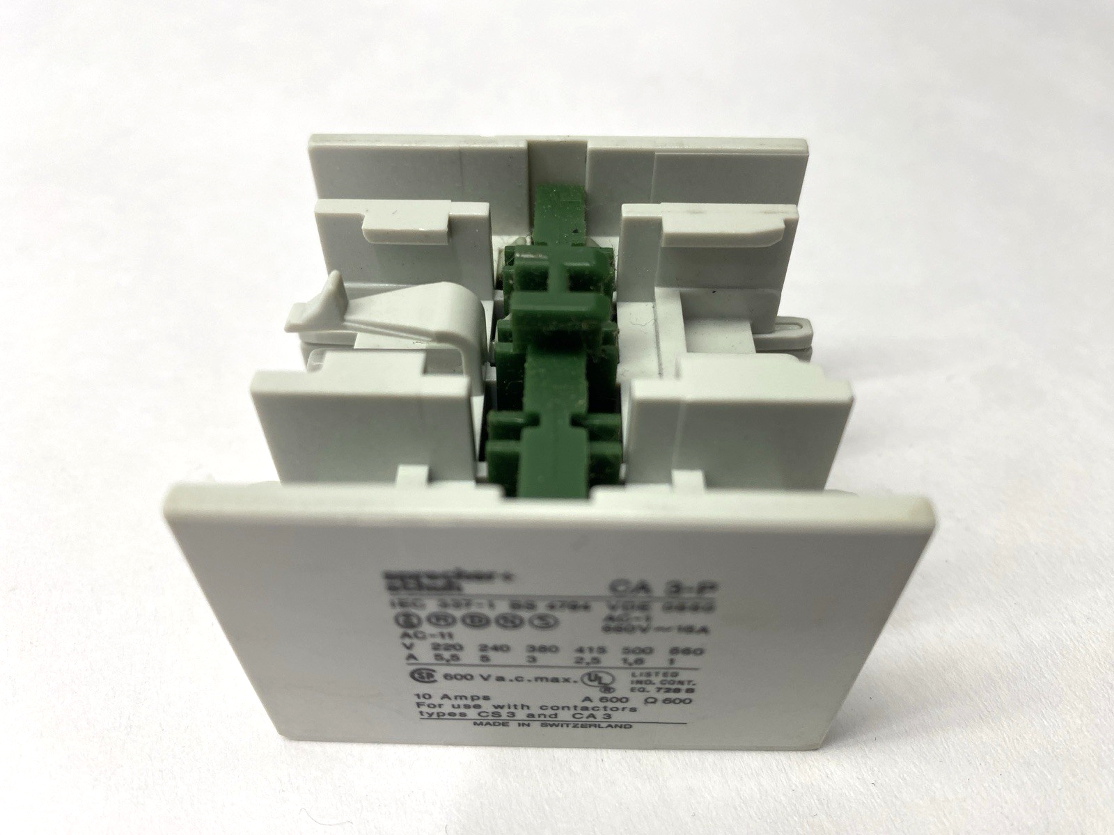 CA3-P22 | Sprecher+Schuh Auxiliary Contact Block 2NO & 2NC 660V 16A - New – Open box - Maverick Industrial Sales