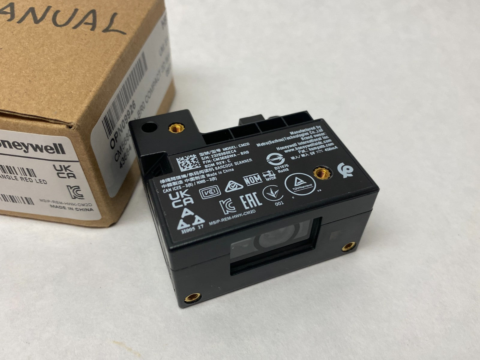 Honeywell CM5680WA-BR0 Compact Wide Angle 2D Imager Module NO MANUAL - Maverick Industrial Sales