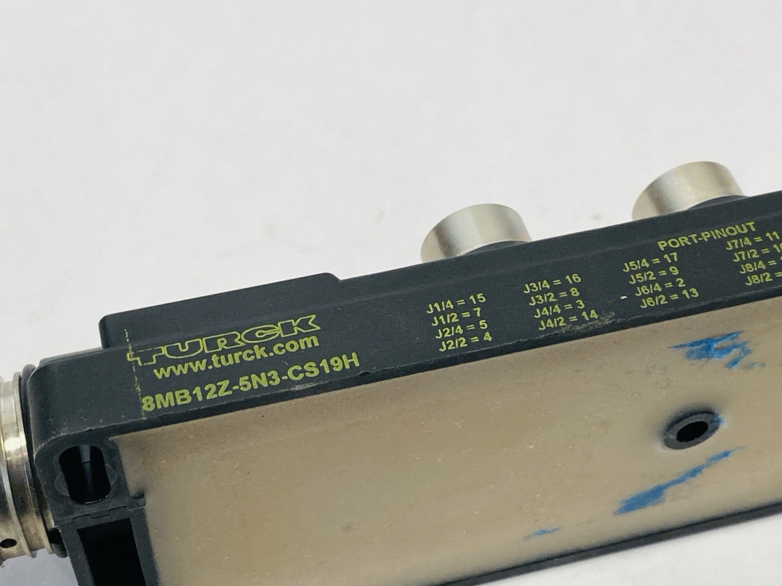 Turck 8MB12Z-5N3-CS19H Actuator Sensor Junction Box 8-Port M12 5-Pin E8031606 - Maverick Industrial Sales