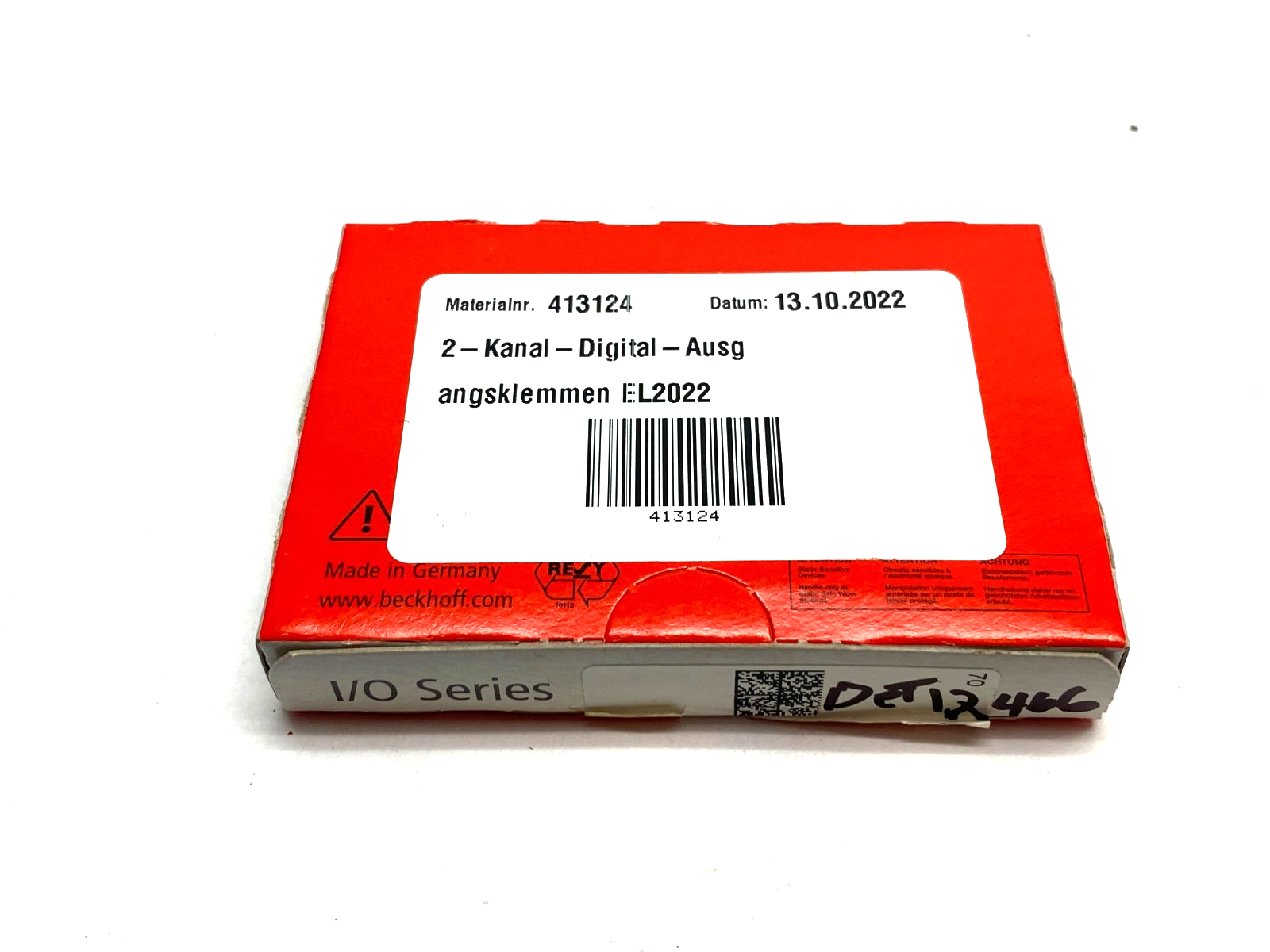 Beckhoff EL2022 EtherCAT 2-Channel Digital Output Terminal 24VDC - Maverick Industrial Sales