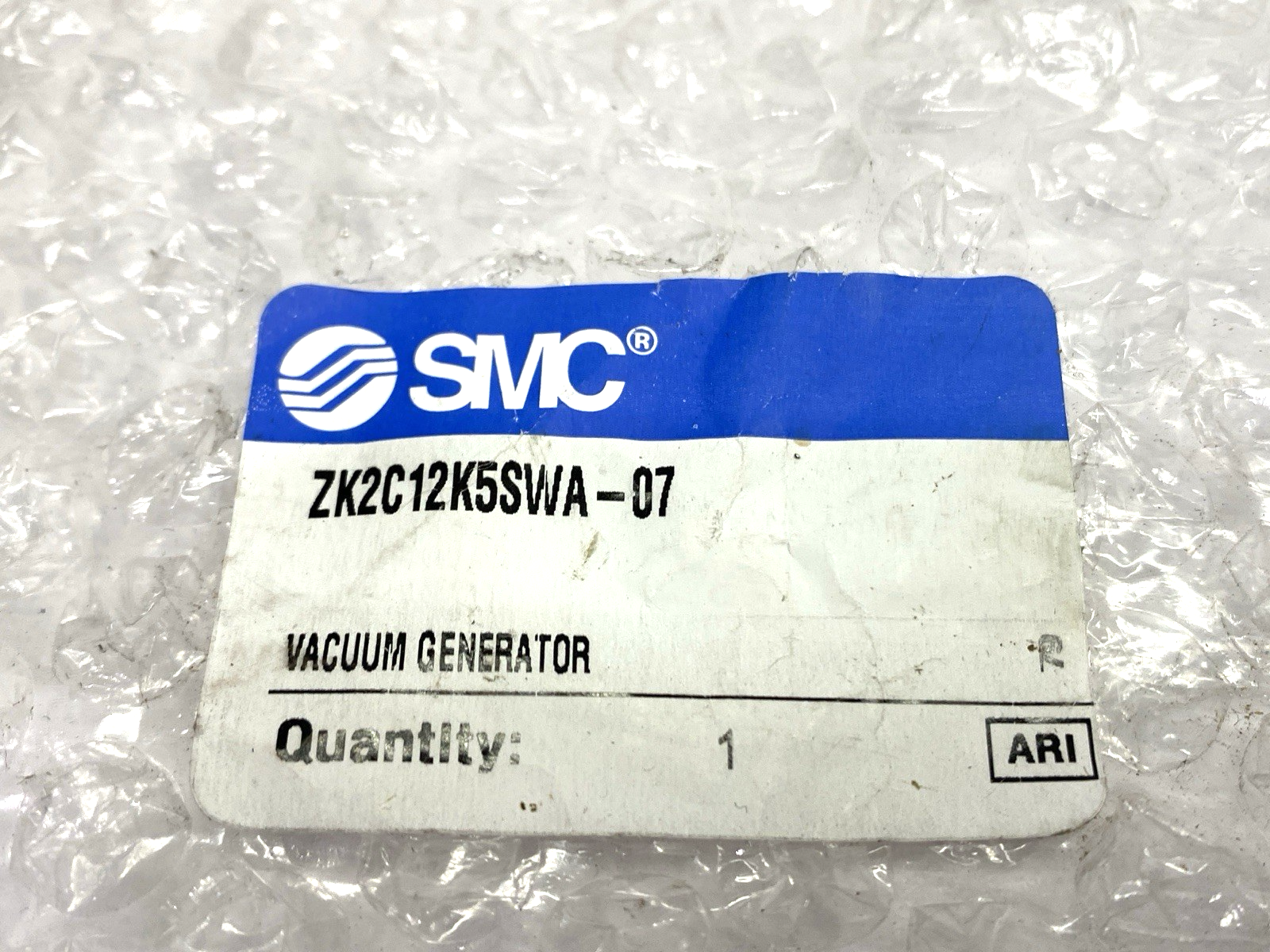 SMC ZK2C12K5SW-07 Pneumatic Vacuum Unit - Maverick Industrial Sales