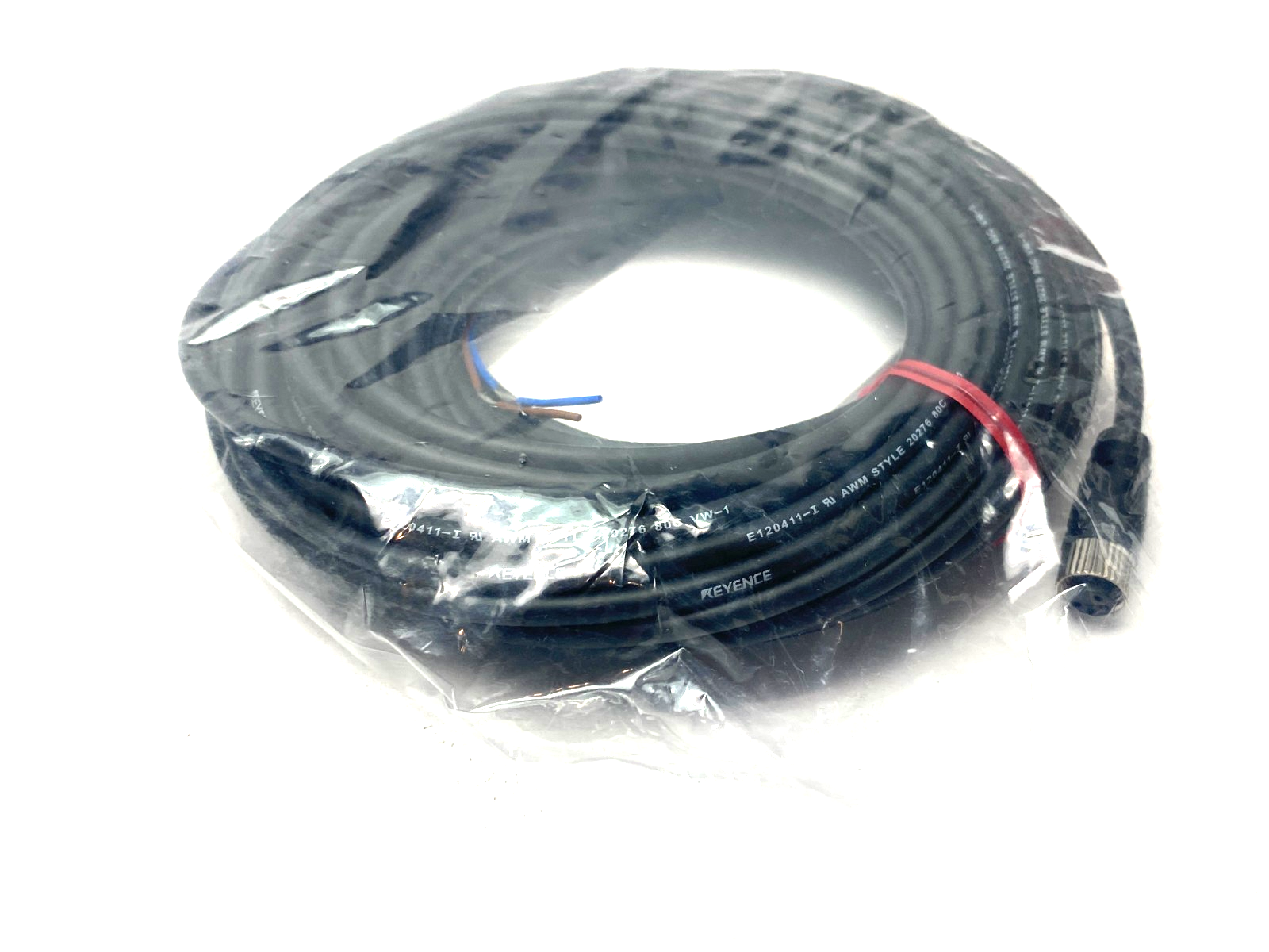 Keyence OP-87445 Panel/Monitor Power Cable M8 4-Pin - Maverick Industrial Sales