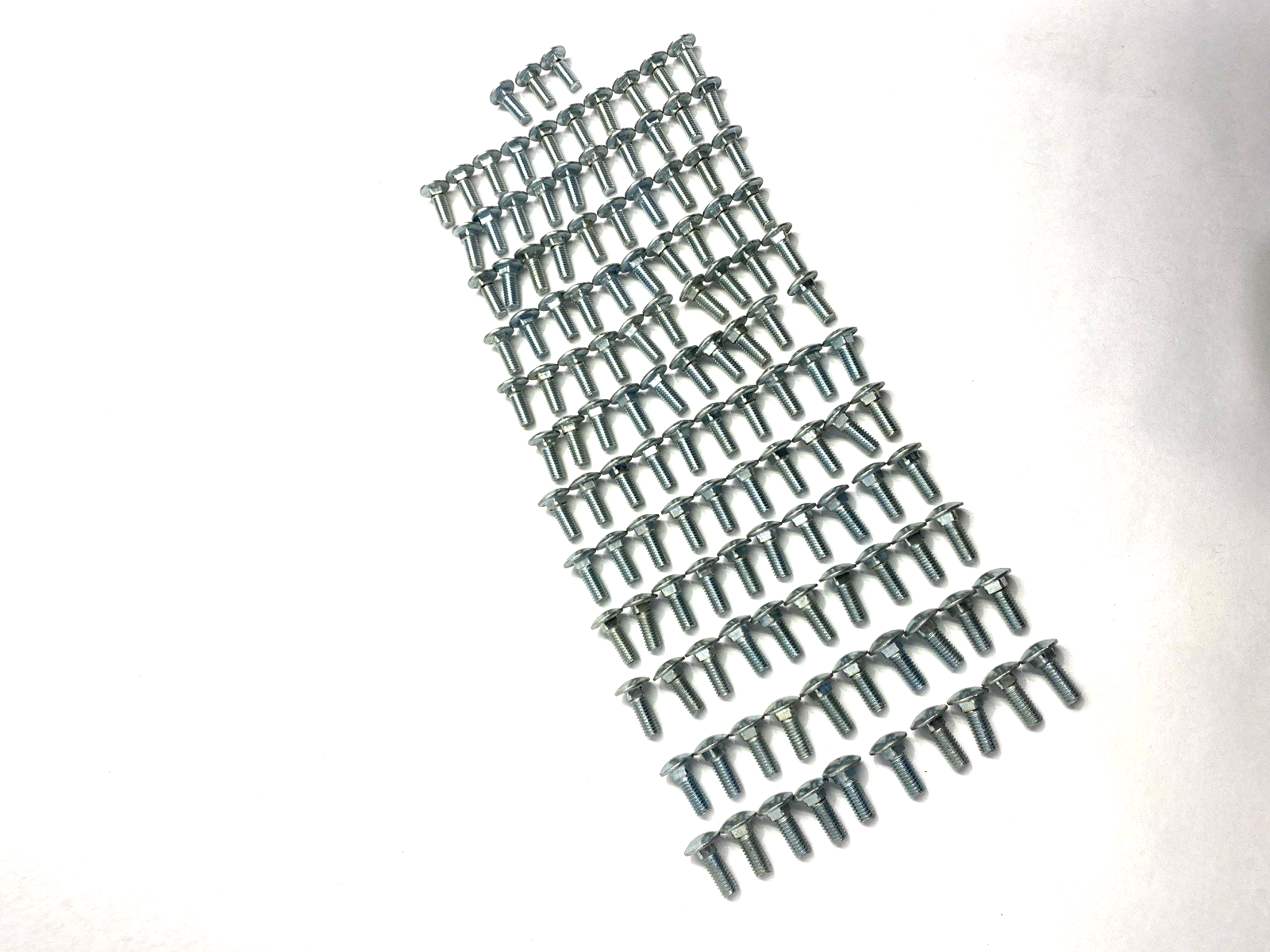 3/8"-16 x 1" Carriage Bolt Grade 2 LOT OF 123 SHELFWARE - New – Open box - Maverick Industrial Sales