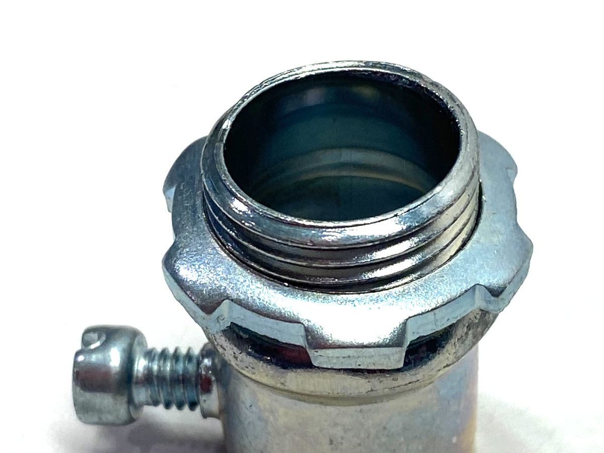 Steel City TC121A EMT Set Screw Connector 1/2", Zinc-Plated LOT OF 17 - Maverick Industrial Sales