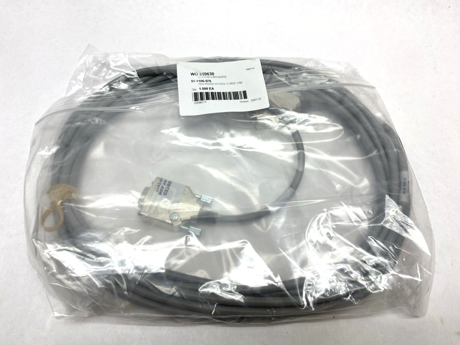 Hitachi 51-1106-976 ISIS RS232 for S-3500 Cable - Maverick Industrial Sales