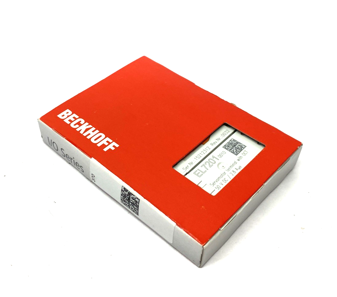 EL7201-0010 | Beckhoff Rev. 0032 EtherCAT Terminal 1-Ch. Motion Interface Servomtr - New - Maverick Industrial Sales