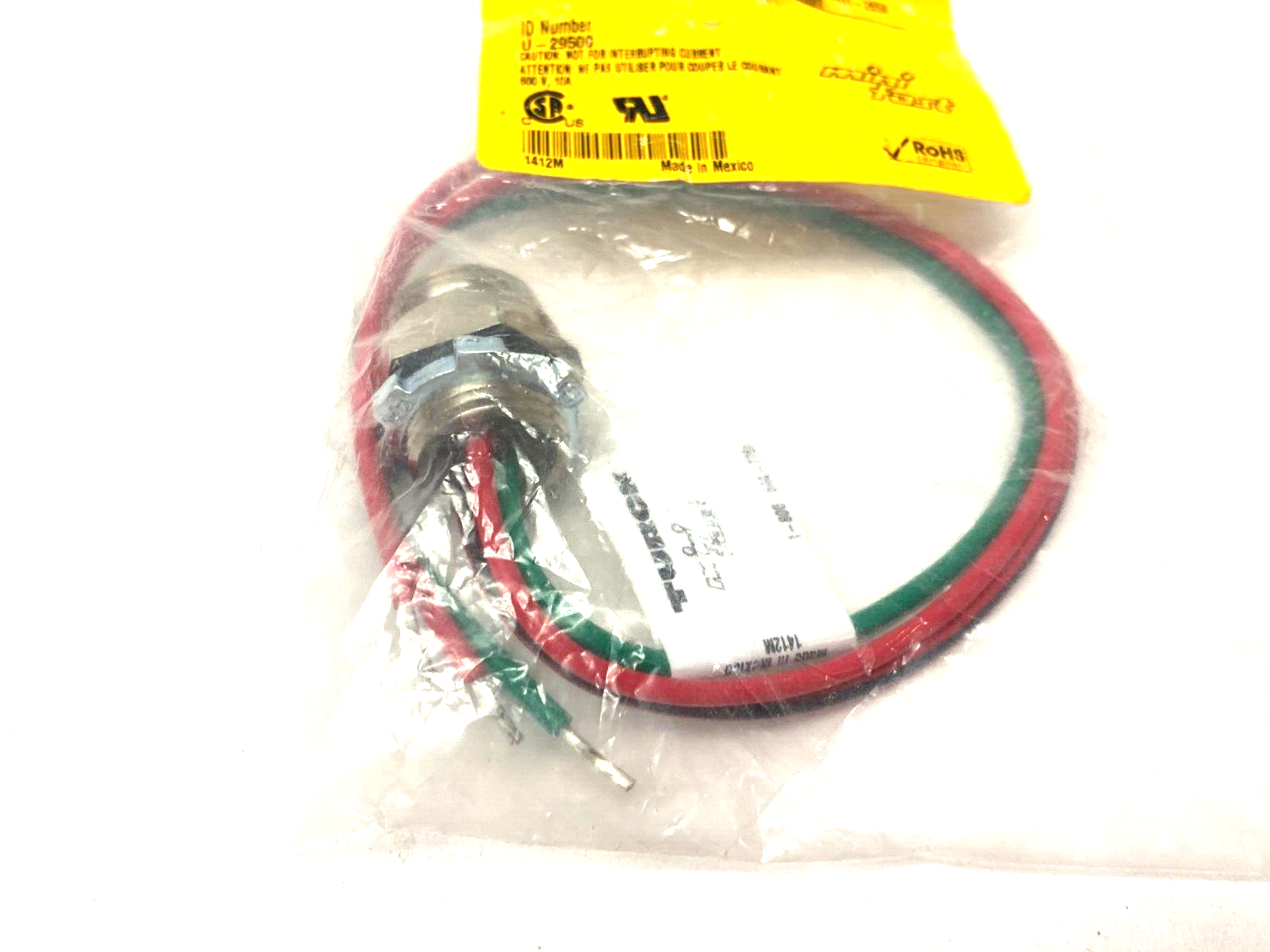 Turck RSF 35-0.3M W/LN Minifast Pan-Mount Bulkhead Receptacle Connector U-29500 - Maverick Industrial Sales