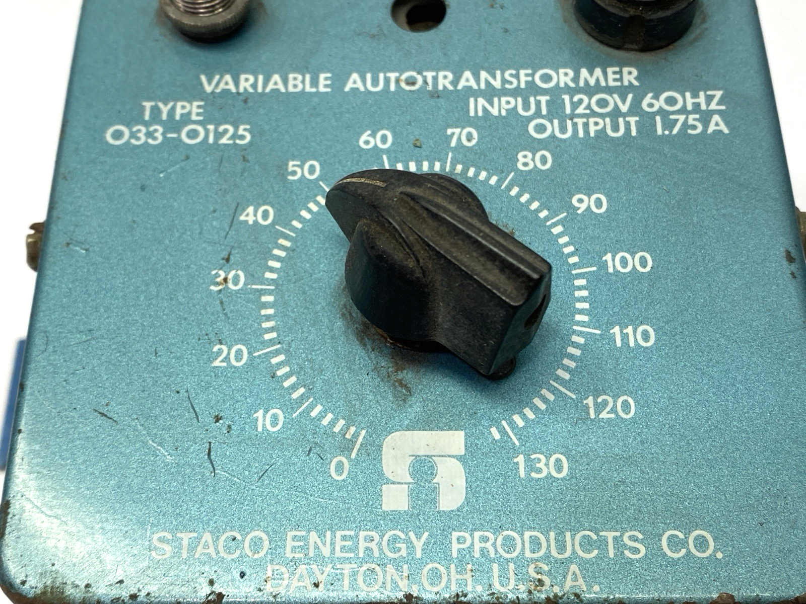 O33-0125 | STACO Variable Transformer CUT CORD - For parts or not working - Maverick Industrial Sales