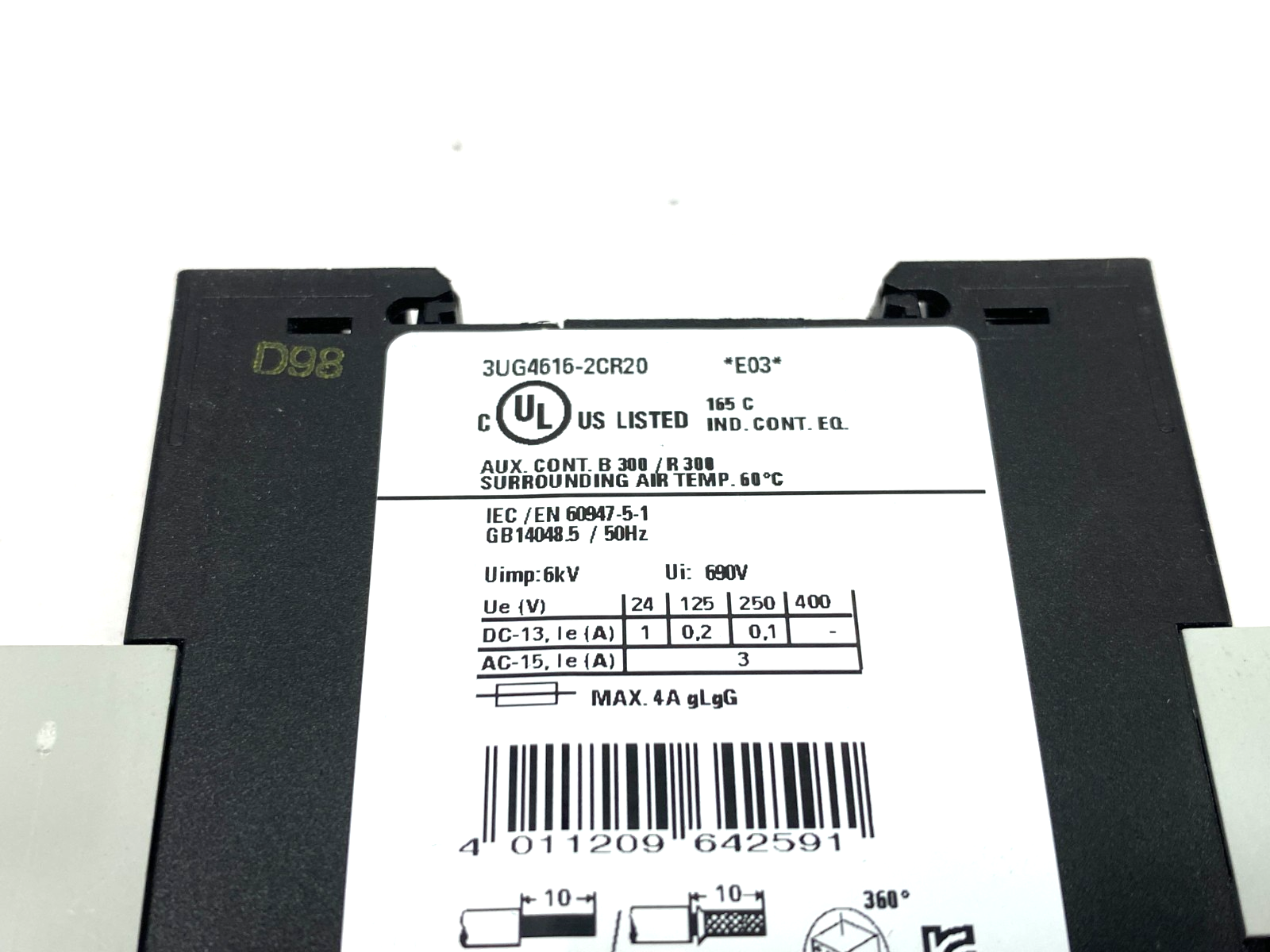 3UG4616-2CR20 | Siemens Digital Monitoring Relay 12-pol for 3-Phase - Used - Maverick Industrial Sales