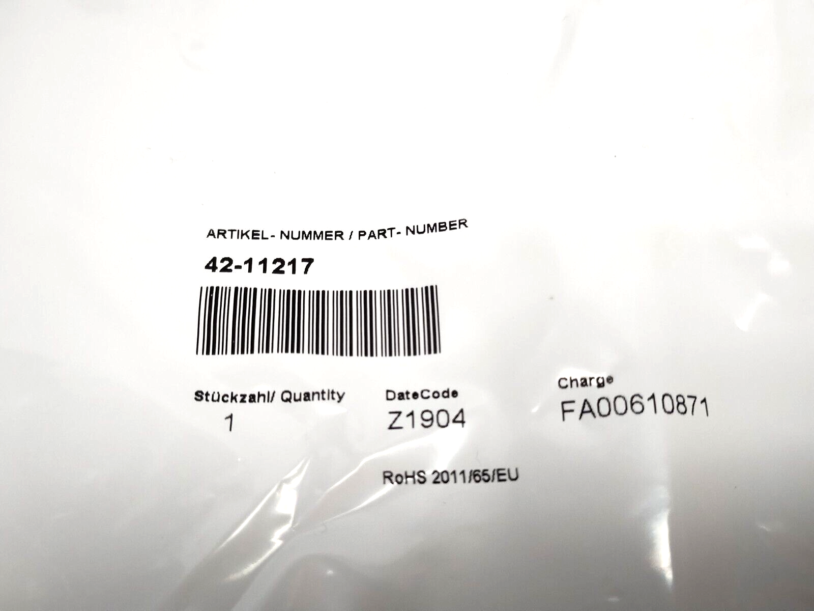 Conec 42-11217 Actuator & Sensor Cable M8 Female 5-Pin 10m - Maverick Industrial Sales
