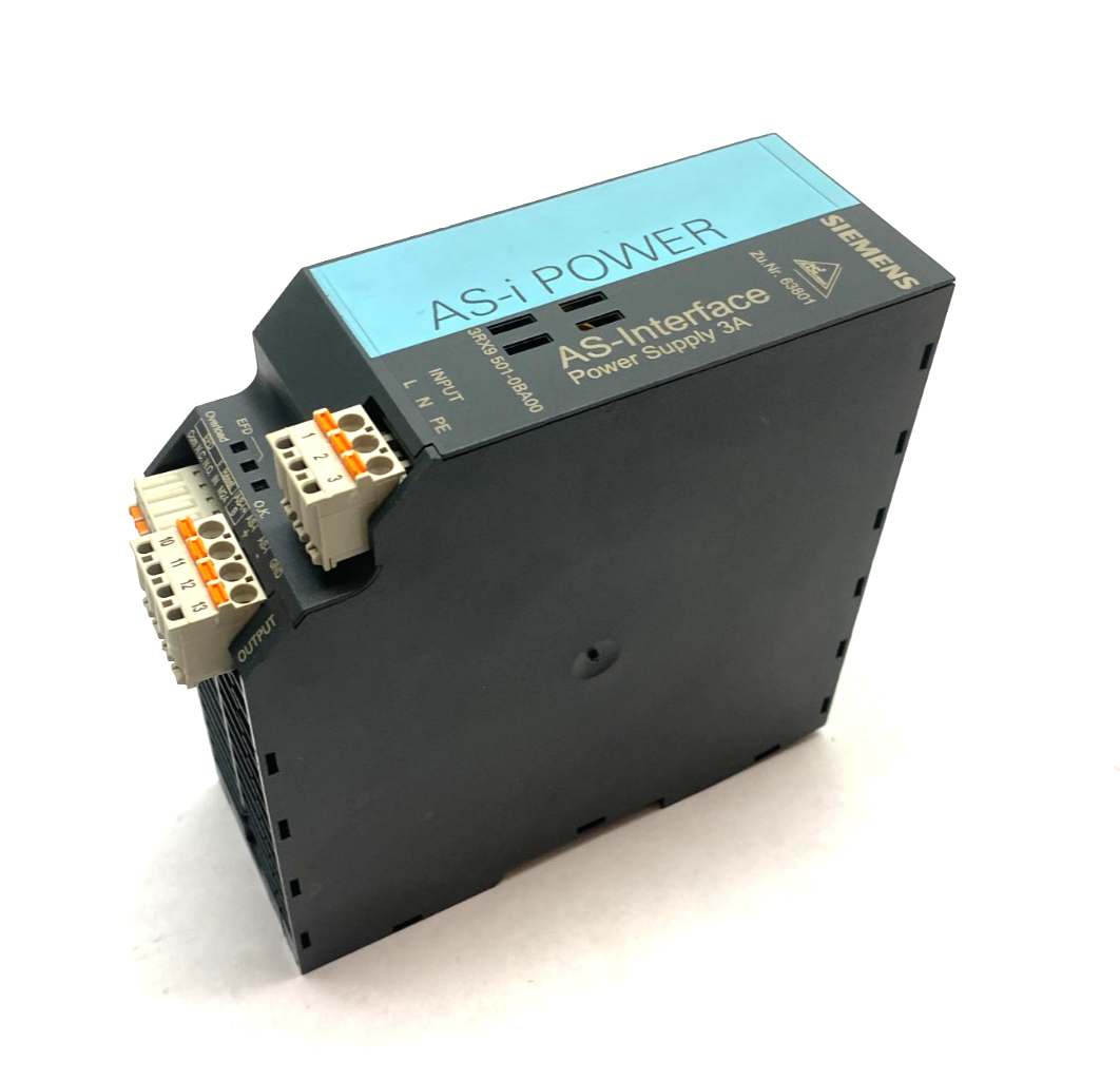 Siemens 3RX9501-0BA00 AS-i Power Supply Unit, AS-Interface 3A - Maverick Industrial Sales