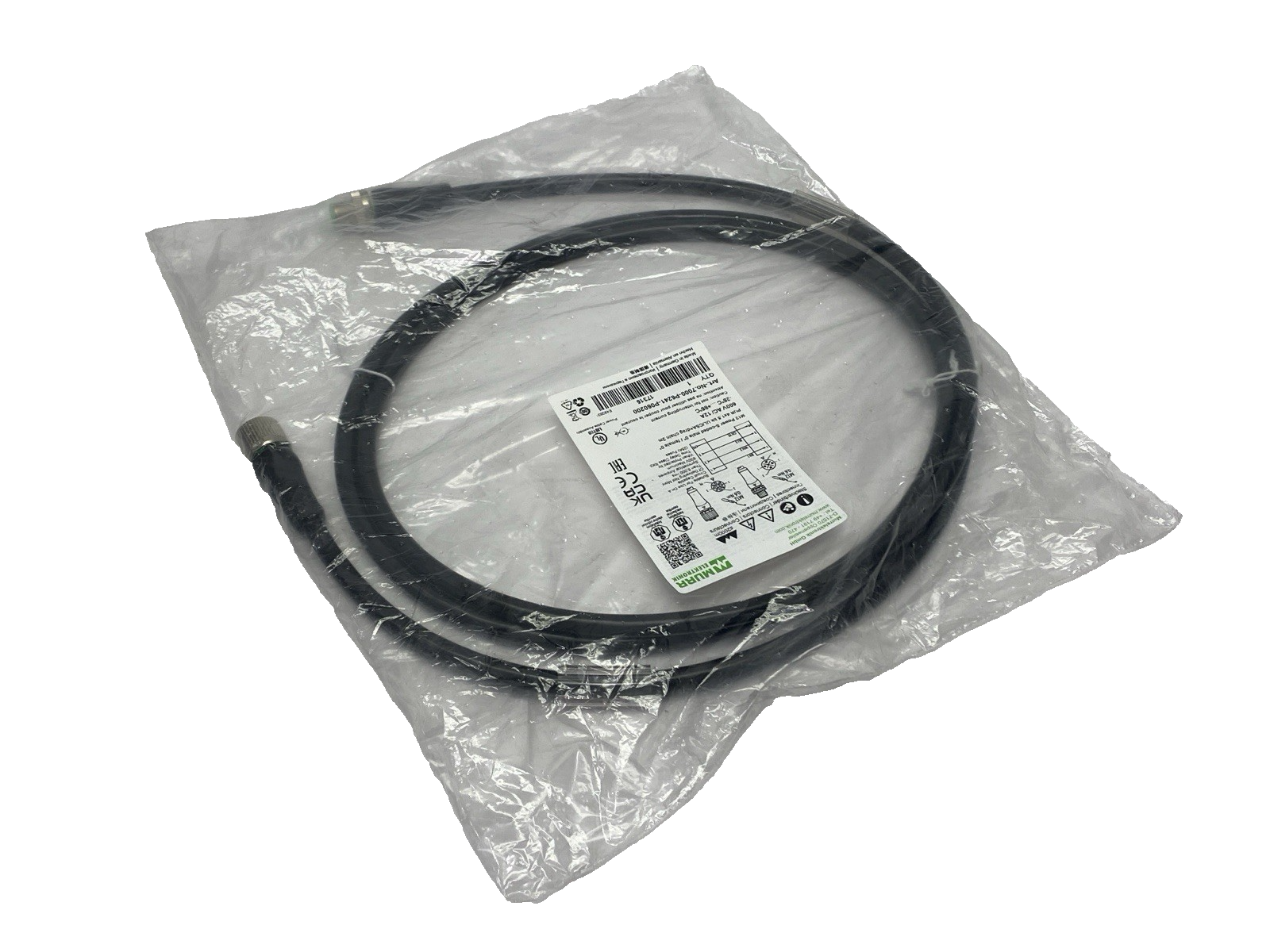 Murrelektronik 7000-P6241-P060200 Double-Ended Cordset Male to Female M12 2m - Maverick Industrial Sales