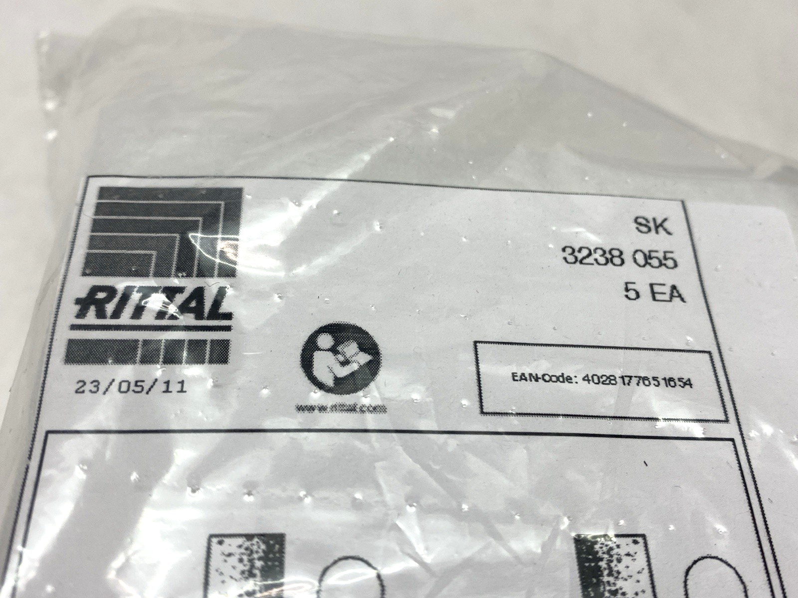 Rittal SK3238.055 Synthetic Fiber Fan Filter Mat 120mm x 120mm x 12mm PKG OF 5 - Maverick Industrial Sales