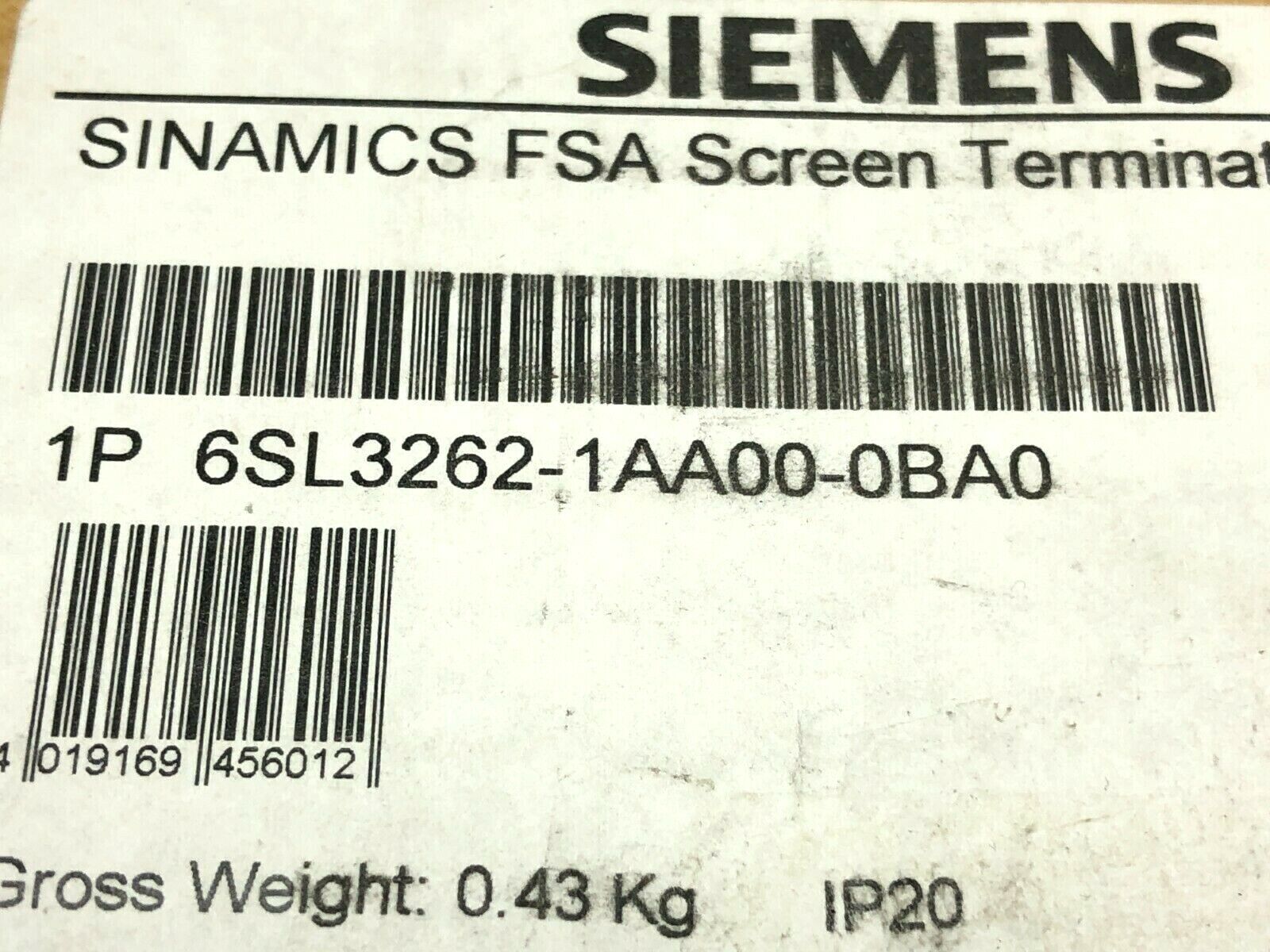 Siemens 6SL3262-1AA00-0BA0 Shield Connection Kit for Power Module - Maverick Industrial Sales