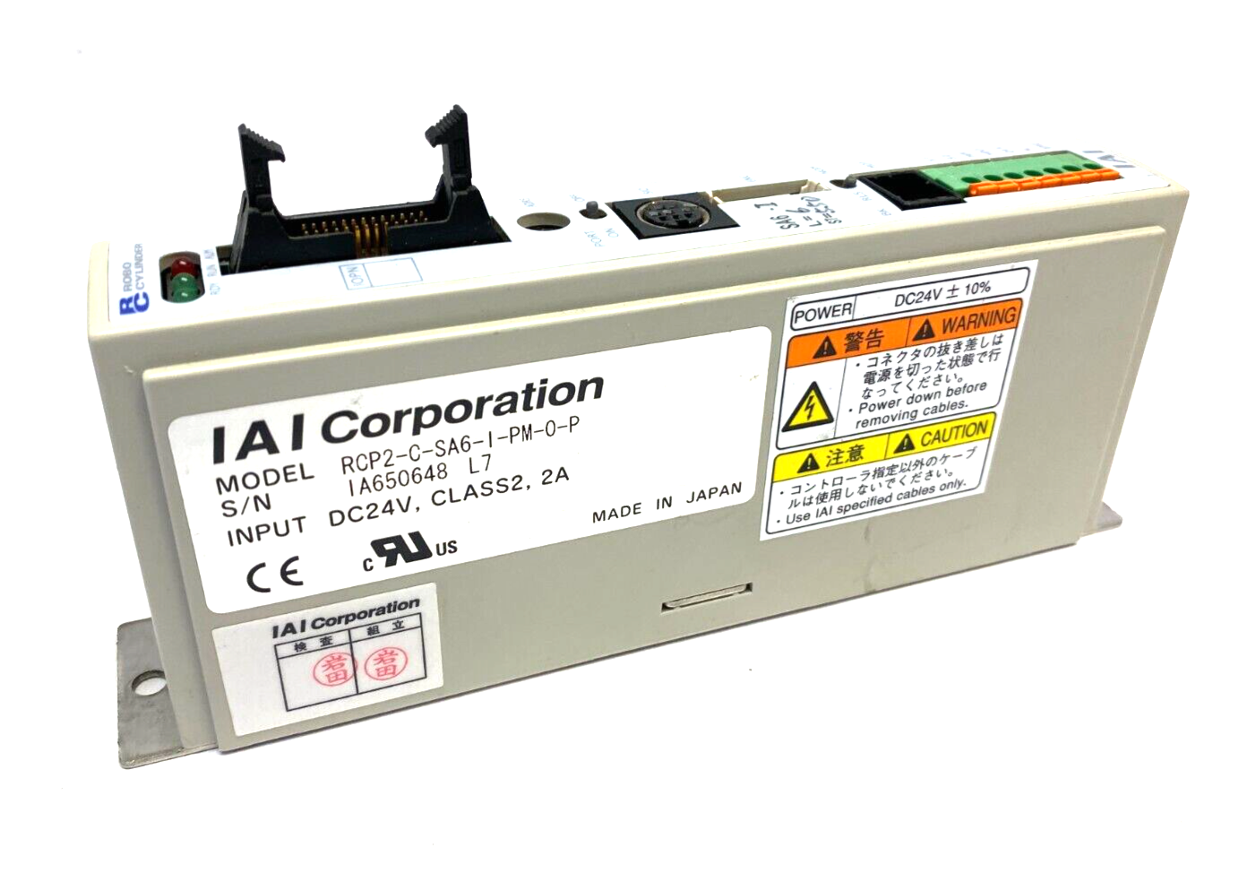 IAI Corp RCP2-C-SA6-I-PM-0-P Robo-Cylinder Linear Actuator Controller 24VDC - Maverick Industrial Sales