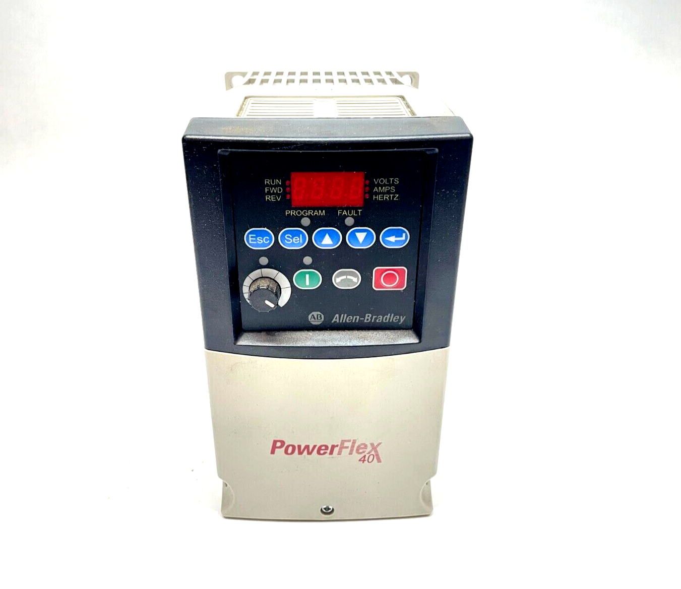 Allen-Bradley 22B-D1P4N104 Ser. A PowerFlex 40 AC Drive, 0.4kW, 0.5HP, 380-480V - Maverick Industrial Sales