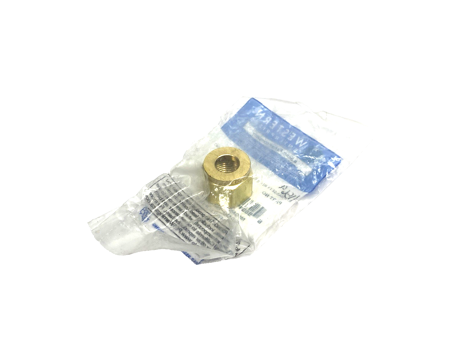 Western Enterprises CO-2 Brass Regulator Nut, CGA-320, LOT OF 3 - Maverick Industrial Sales